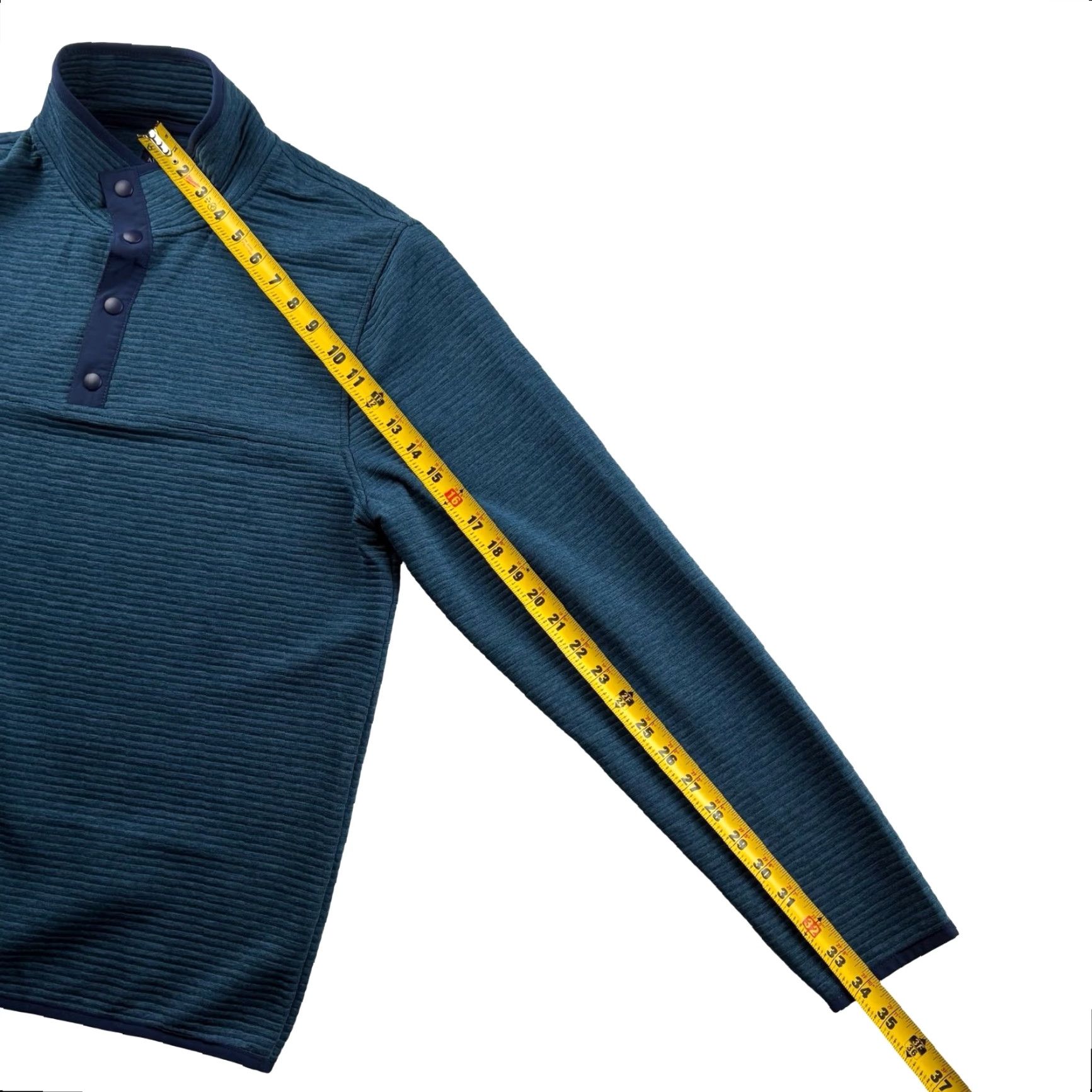 J.Crew J. Crew Men’s Sweatshirt Performance Authentic Fleece Snap Blue Medium Mens Size US M / EU 48-50 / 2 - 7 Thumbnail