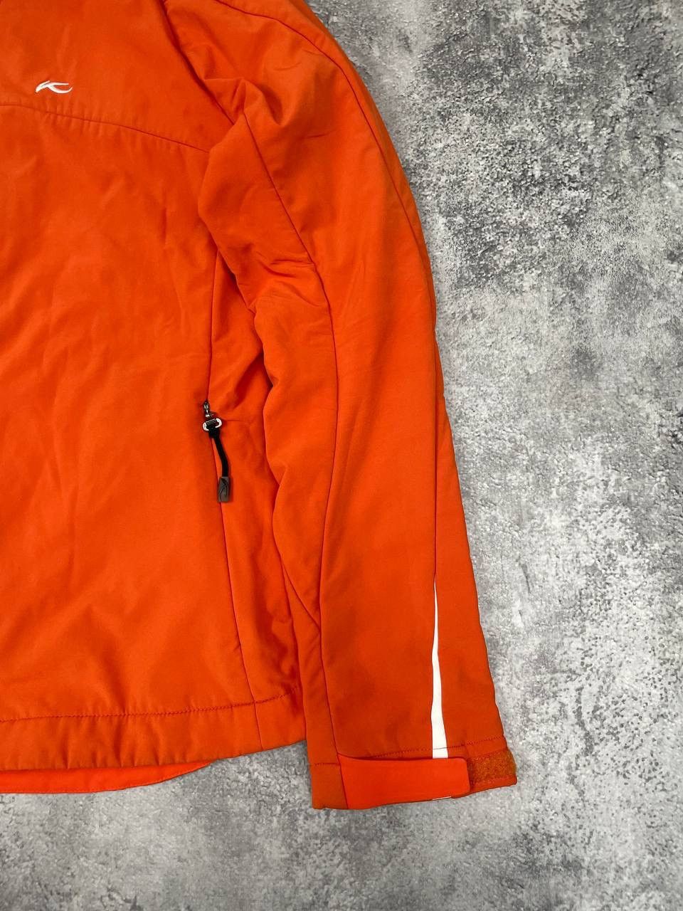 KJUS Kjus Women Softshell Jacket Windproof Fleece Lined Orange Size L / US 10 / IT 46 - 5 Thumbnail