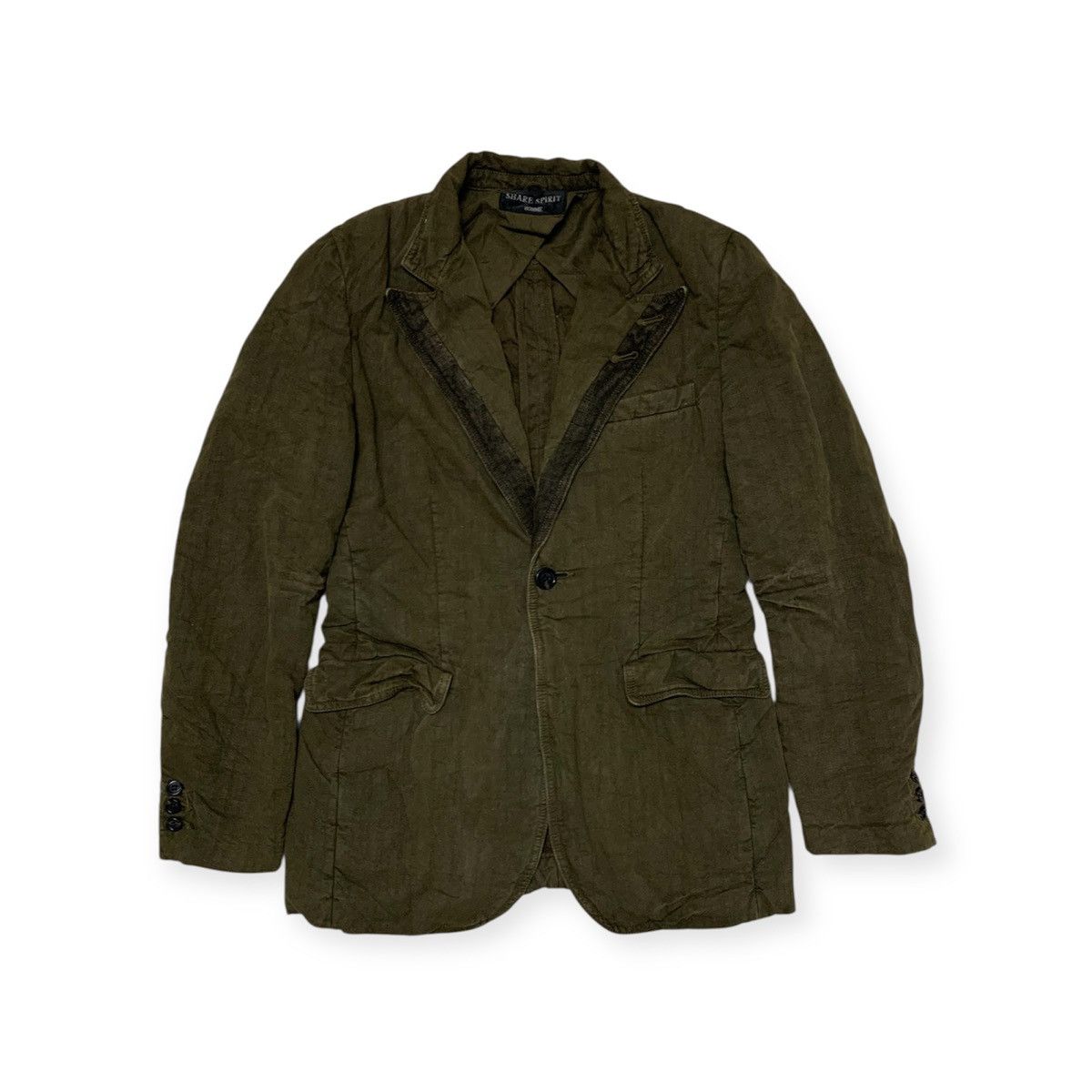 SHARE SPIRIT green blazer jacket
