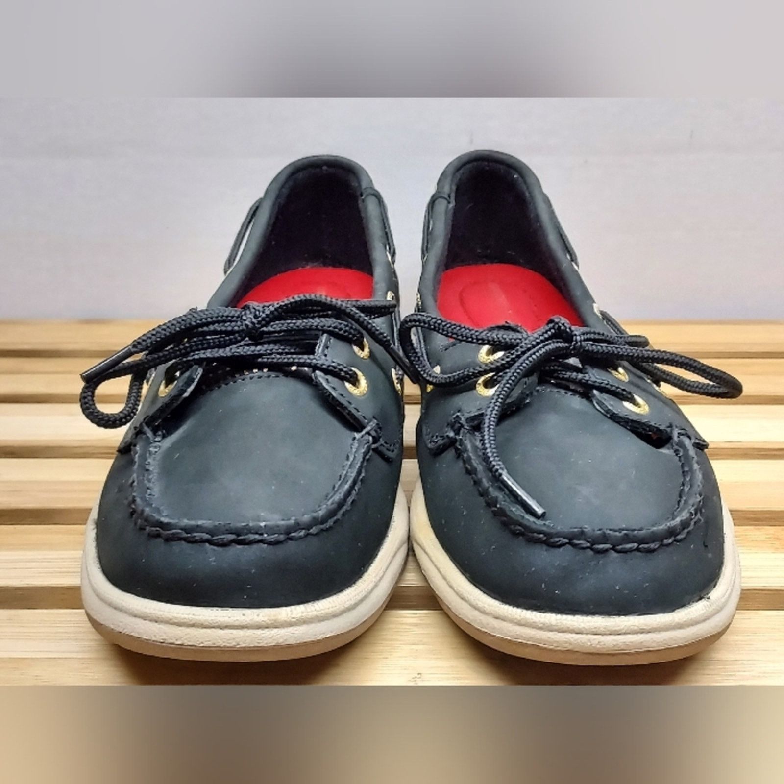 Sperry Sperry Womens Black Top SiderSlip On Boat Shoes Size 8.5 Size US 8.5 / IT 38.5 - 5 Thumbnail