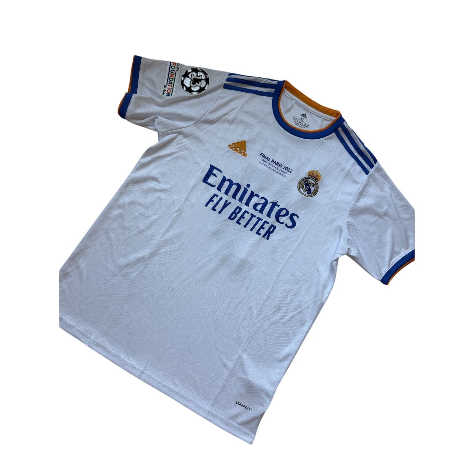 Adidas Benzema Signed 21/22 Real Madrid UCL Jersey Adidas Beckett Size US XL / EU 56 / 4 - 1 Thumbnail
