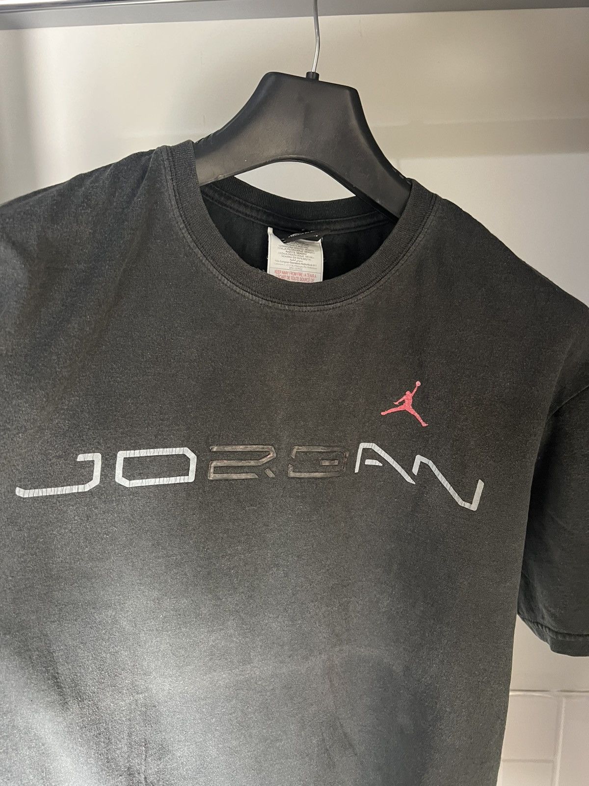 Jordan Brand × Vintage VERY RARE JORDAN BIG LOGO T-SHIRT RETRO JAPAN STYLE Y2K 90s Size US L / EU 52-54 / 3 - 4 Thumbnail