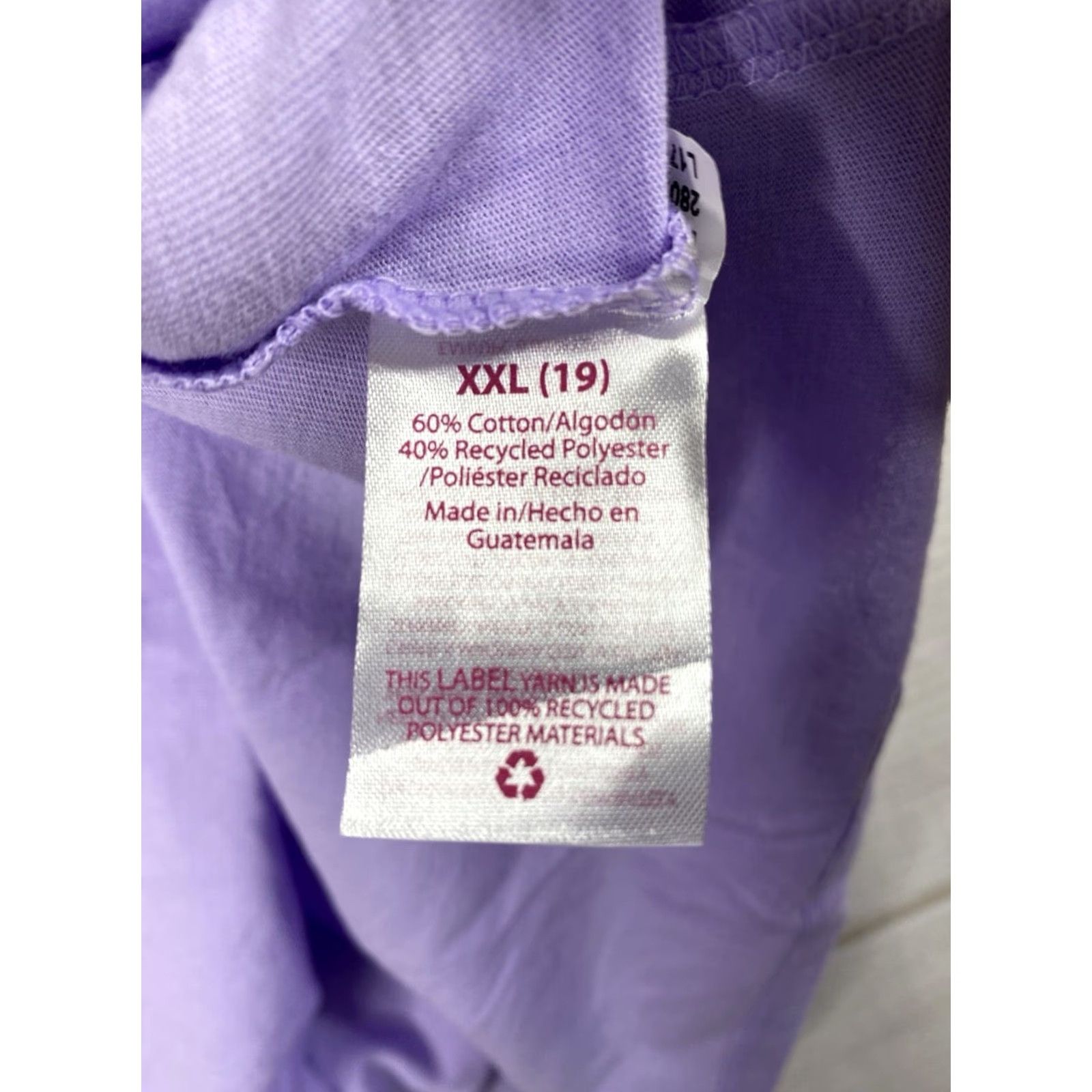 Vintage NO BOUNDARIES Tee Shirt Jr XXL Purple Short Sleeve Scoop NWT 90s Retro Vintage Womens Shirt Women XS-XL? Size XXL / US 16-18 / IT 52-54 - 6 Thumbnail