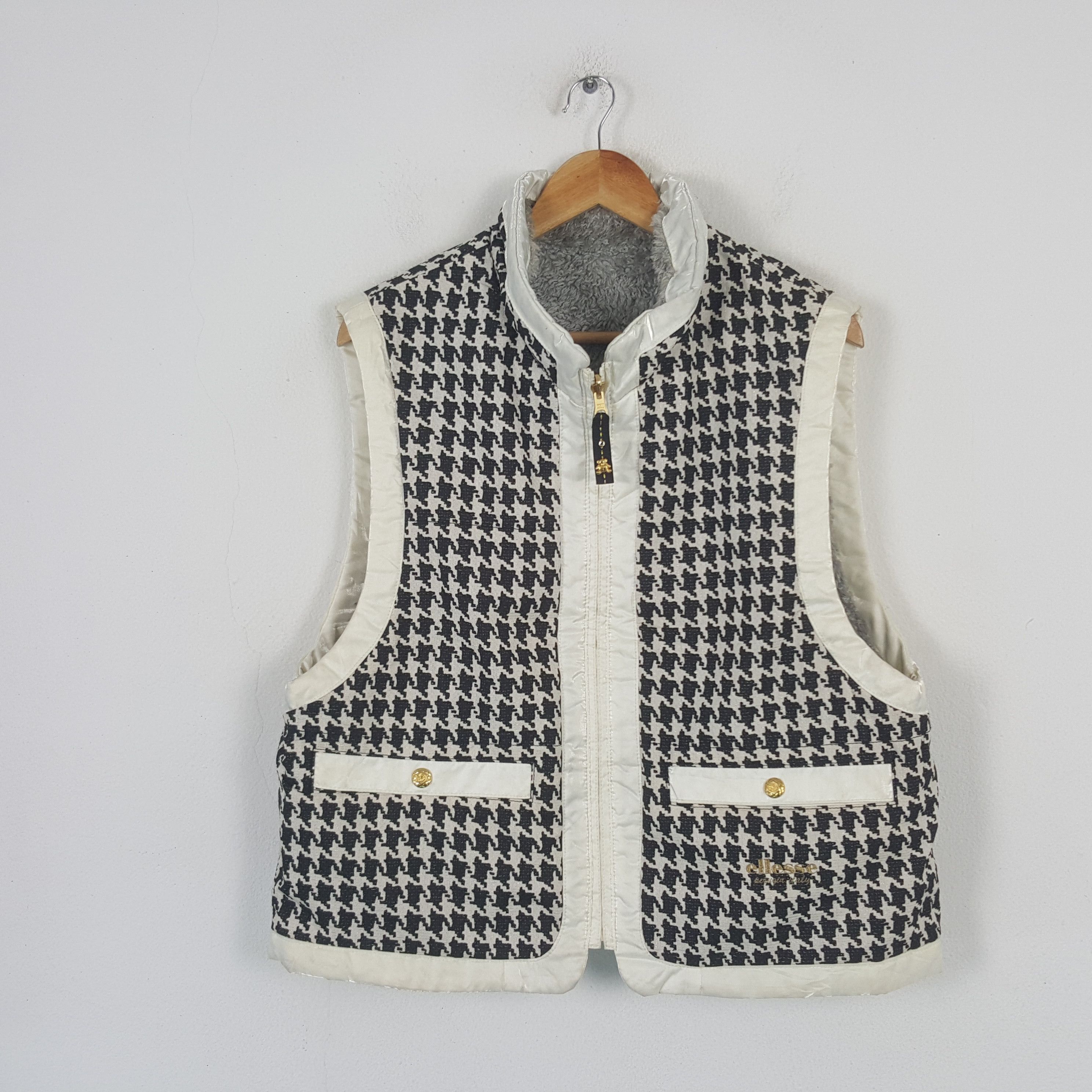 Ellesse × Vintage Vintage Ellesse Italy Reversible Fleece Vest Jacket C283N15 Size US L / EU 52-54 / 3 - 5 Thumbnail