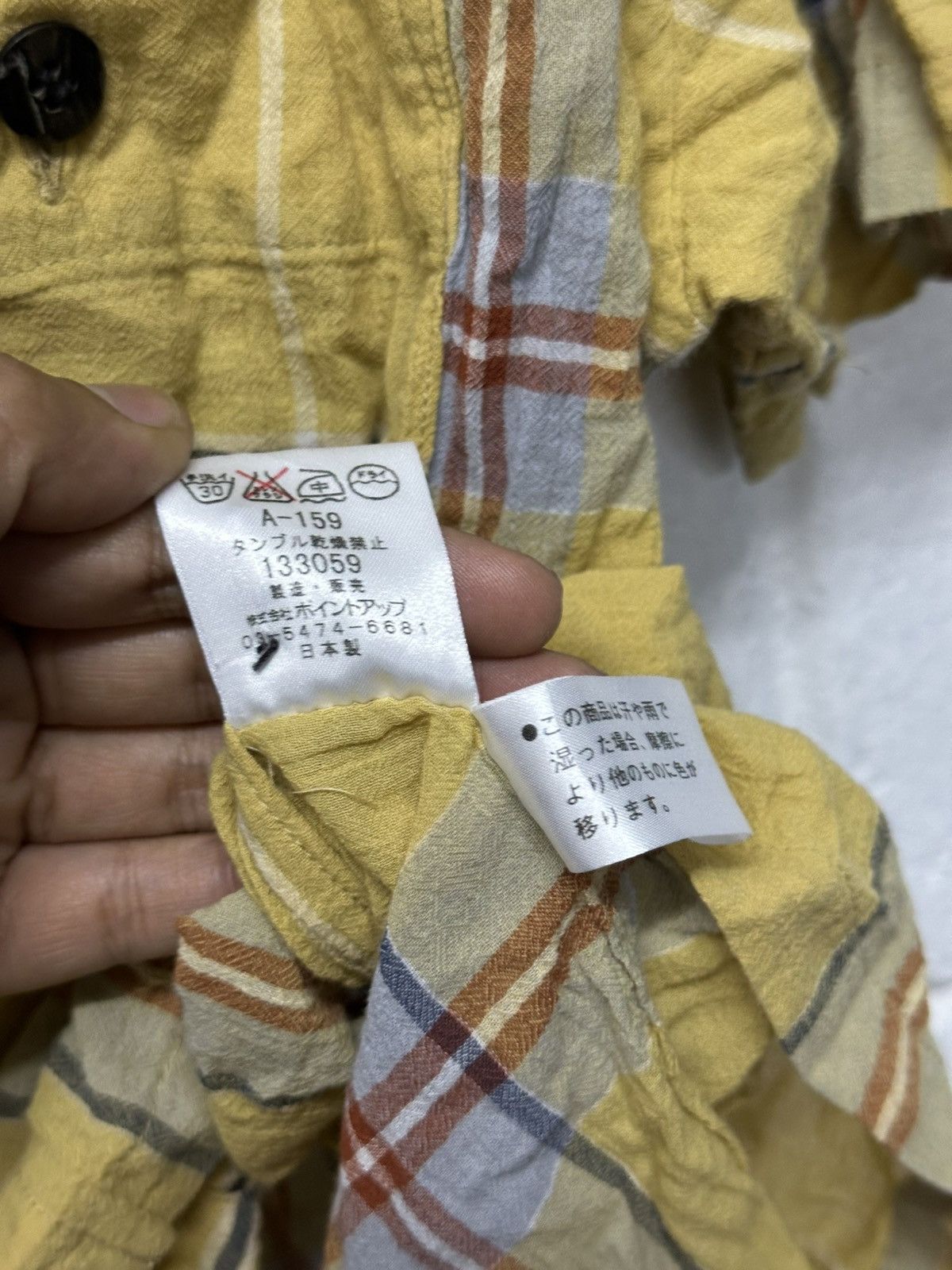 Hai Sporting Gear × Issey Miyake 1990- Hai Sporting Gear Cotton Single Pocket Button Up Shirt Size US M / EU 48-50 / 2 - 8 Thumbnail