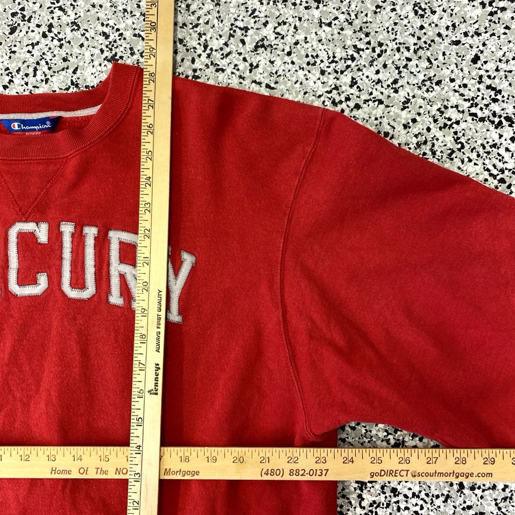 Champion VINTAGE Champion Mercury Basketball Sweatshirt Crew Neck Pullover Men’s XL Red Basketball Mens XL Sweatshirt Size US XL / EU 56 / 4 - 2 Thumbnail