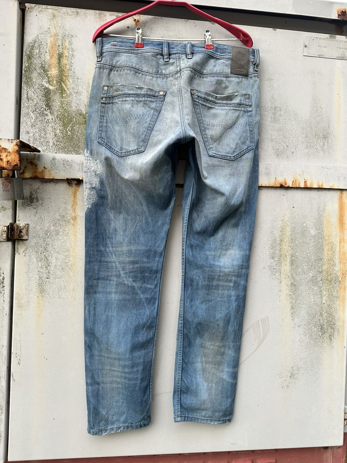 Diesel 👹Vintage Diesel Krayver Washed Skinny Jeans Size US 32 / EU 48 - 8 Thumbnail