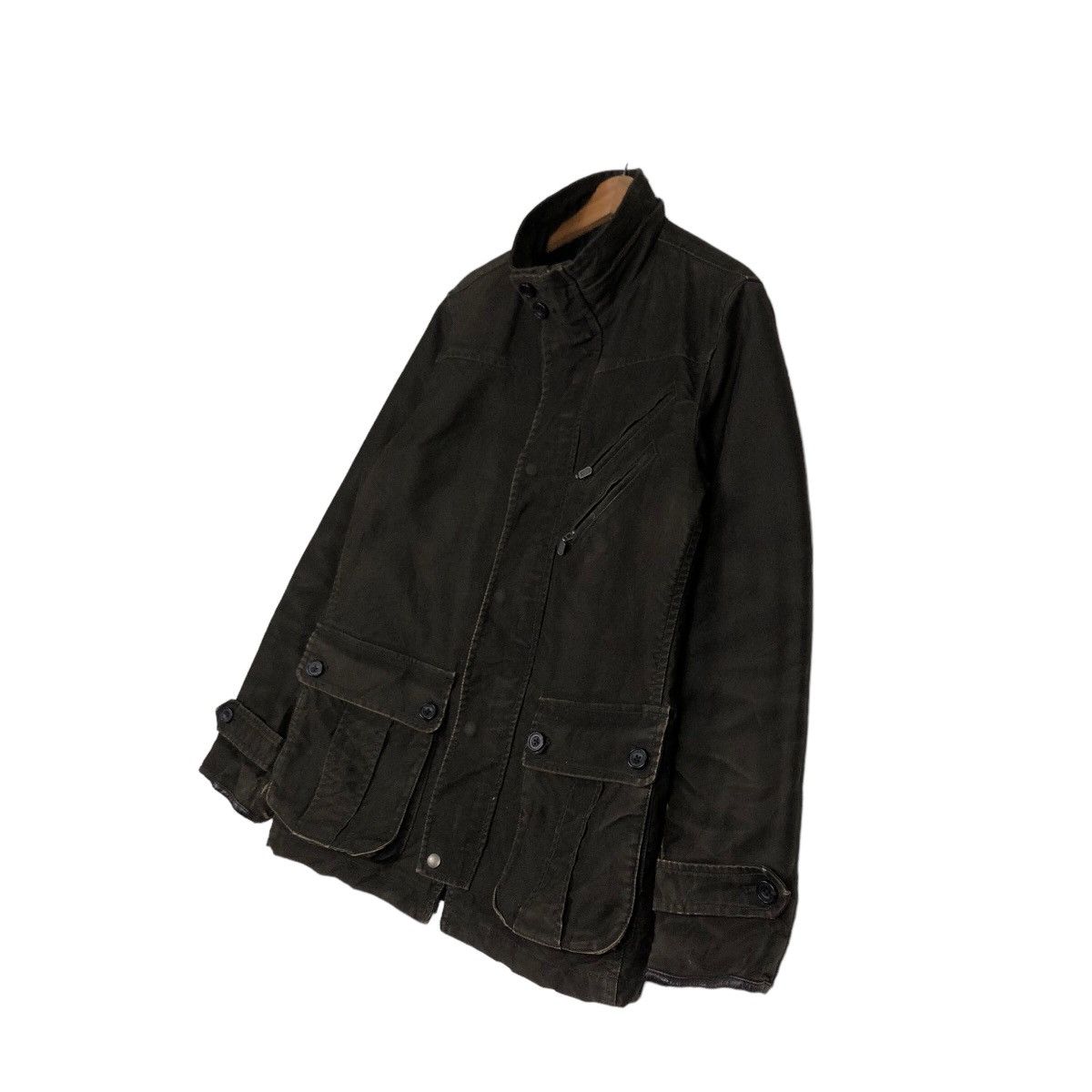 Japanese Brand 🔥Vtg Biker Jacket Difference Japan Punk Multi Zipper Size US L / EU 52-54 / 3 - 2 Thumbnail