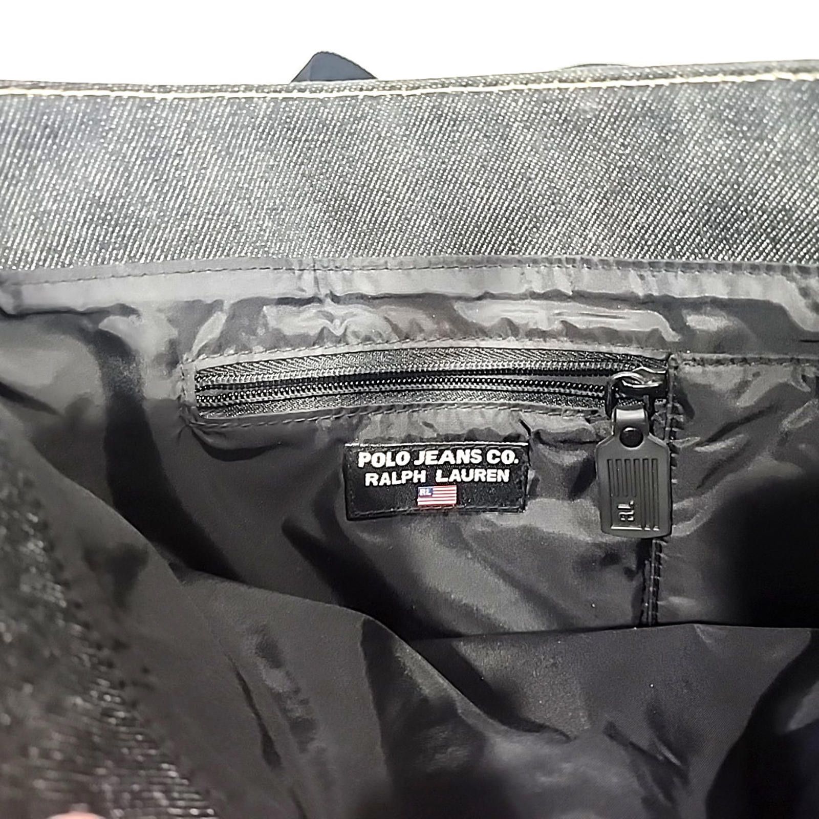 Other Vintage Ralph Lauren Polo Jeans Co. Black Denim Hand Bag Size ONE SIZE - 6 Thumbnail