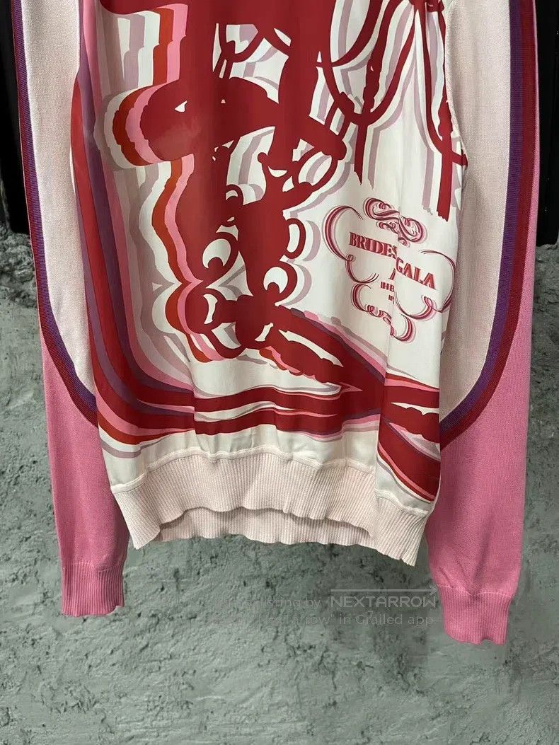 Hermes Hermes Silk Patchwork Knit Long Sleeve Size XS / US 0-2 / IT 36-38 - 4 Thumbnail
