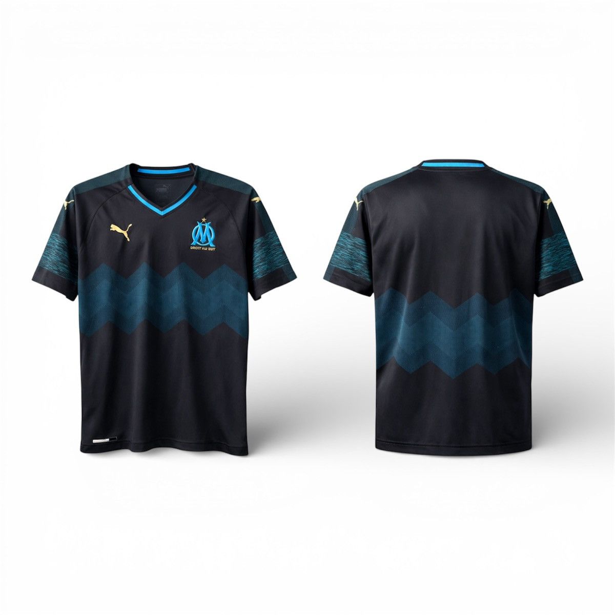 Puma 2018/19 OLYMPIQUE MARSEILLE AWAY SOCCER JERSEY SHIRT PUMA M Size US M / EU 48-50 / 2 - 2 Thumbnail
