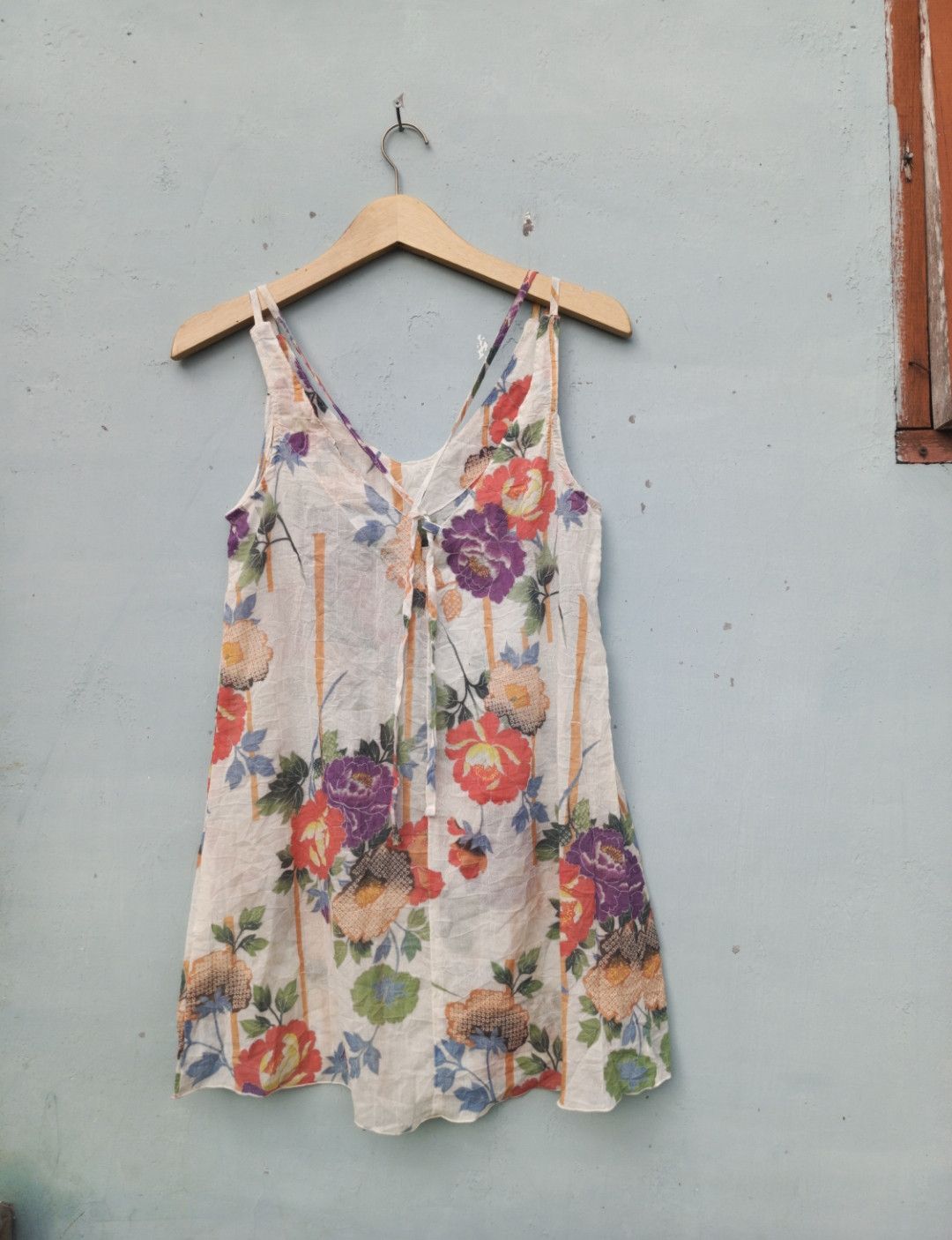 Japanese Brand Pavot cing floral mini dress Size M / US 6-8 / IT 42-44 - 4 Thumbnail
