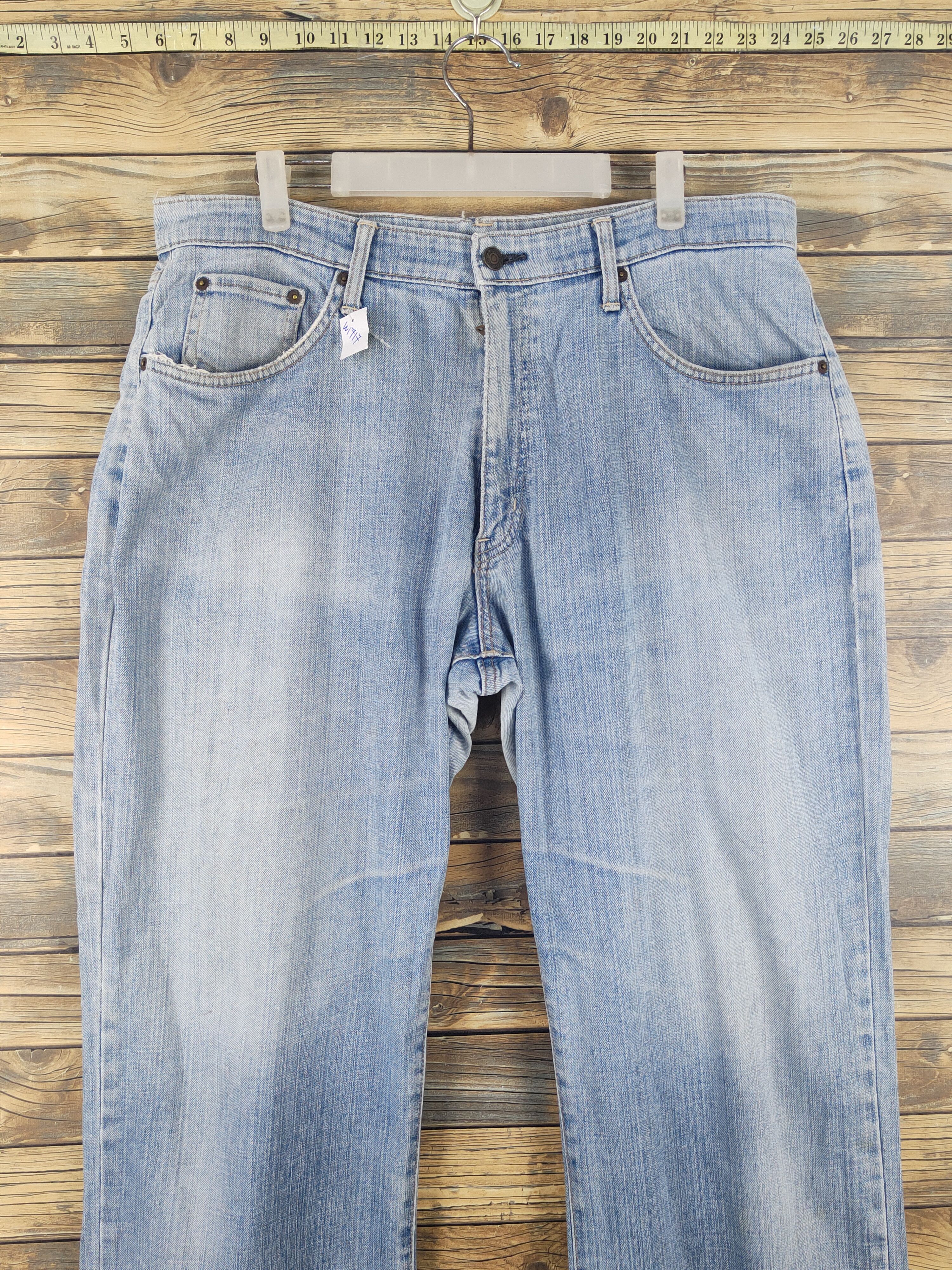 Edwin Edwin Light Blue Distressed Ripped denim Jeans #W1717 Size US 36 / EU 52 - 2 Thumbnail