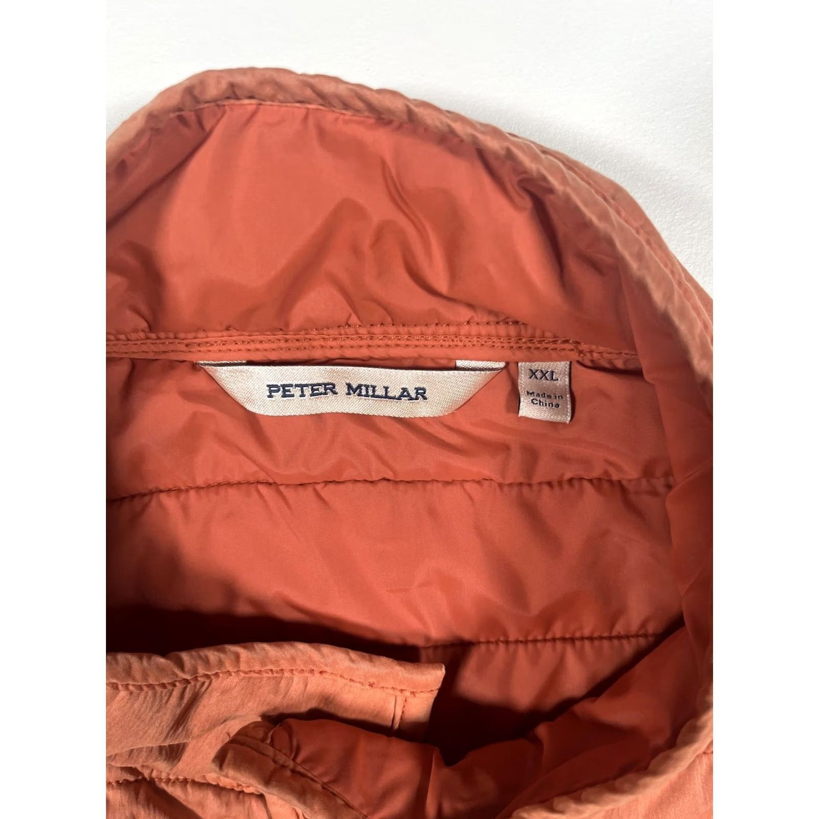 Peter Millar Peter Millar Vest Mens 2XL Orange Quilted Water Resistant Outdoor Greenwich Warm Size US XXL / EU 58 / 5 - 3 Thumbnail