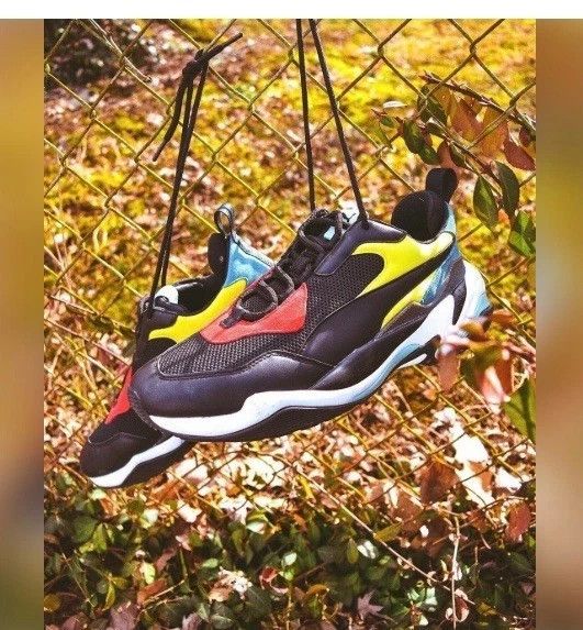 Puma PUMA Thunder Spectra Color-Block Low-Top Sneakers Size US 10 / EU 43 - 2 Thumbnail