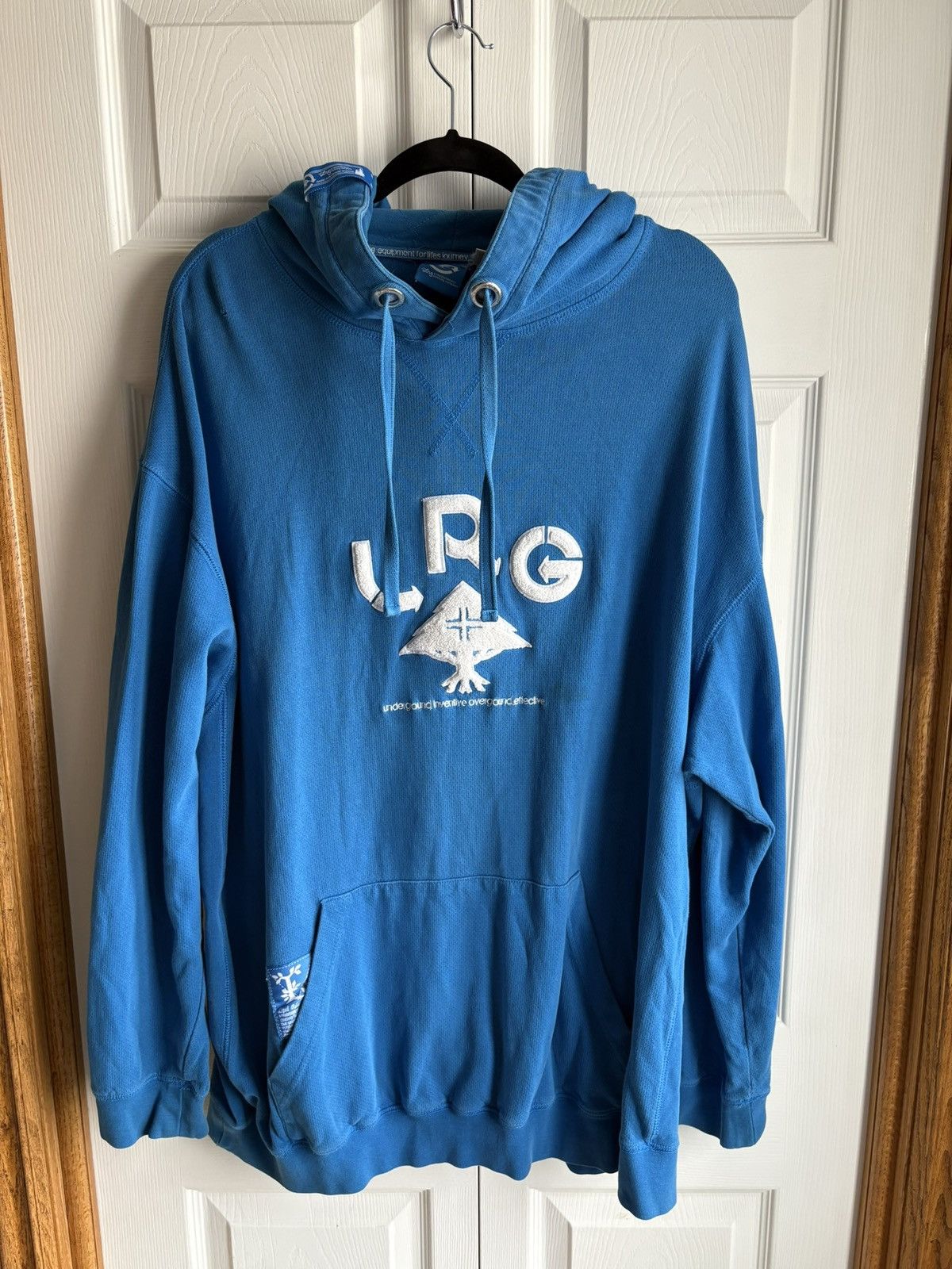 LRG × Vintage LRG Vintage Streetwear Hype Oversized 3XL Blue Hoodie Size US XXL / EU 58 / 5 - 1 Thumbnail