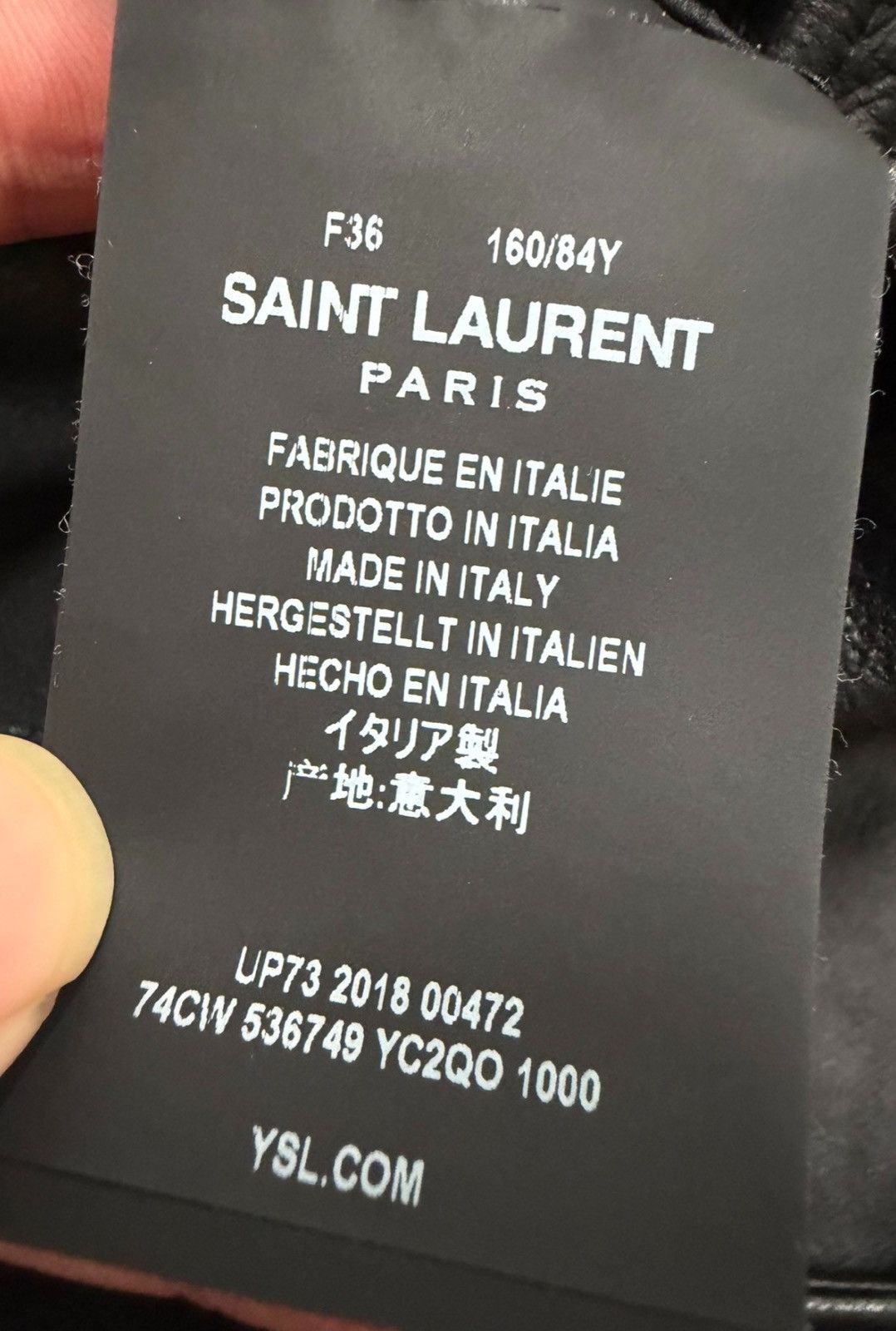 Saint Laurent Paris Saint Laurent SLP 18FW Runway Lambskin Hunting Jacket Size XS / US 0-2 / IT 36-38 - 6 Thumbnail