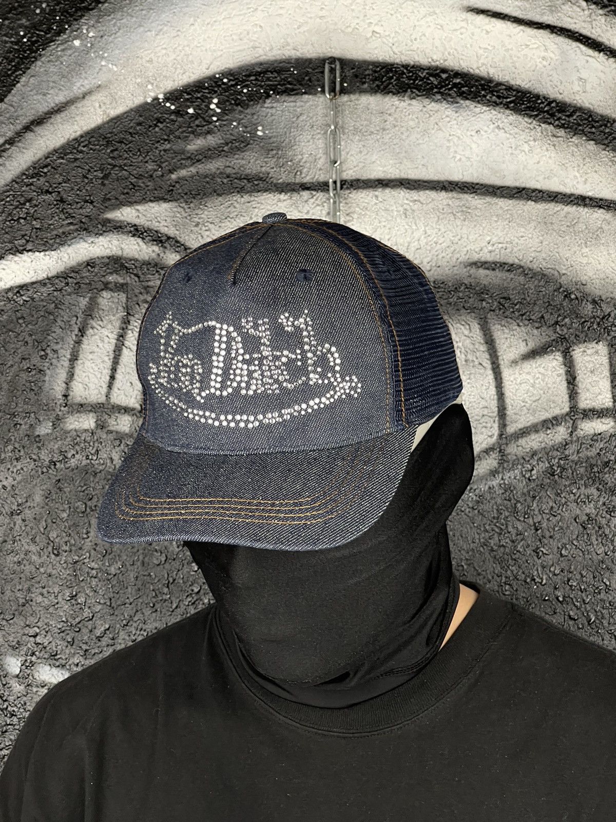 Von Dutch Von Dutch Y2K Logo With Rhinestones Originals Trucker Cap One Sized Fits Size ONE SIZE - 2 Thumbnail
