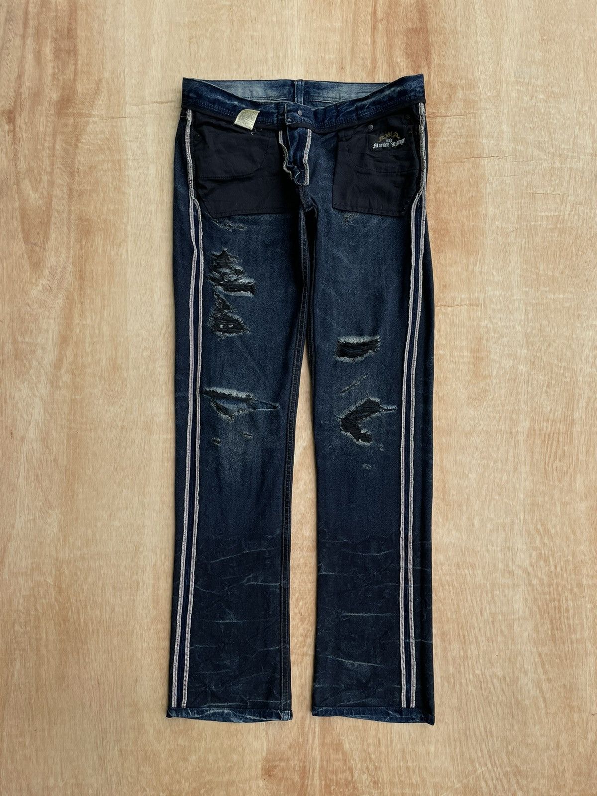 If Six Was Nine × Japanese Brand Distressed Denim Murder License Ifsixwasnine Size US 32 / EU 48 - 6 Thumbnail