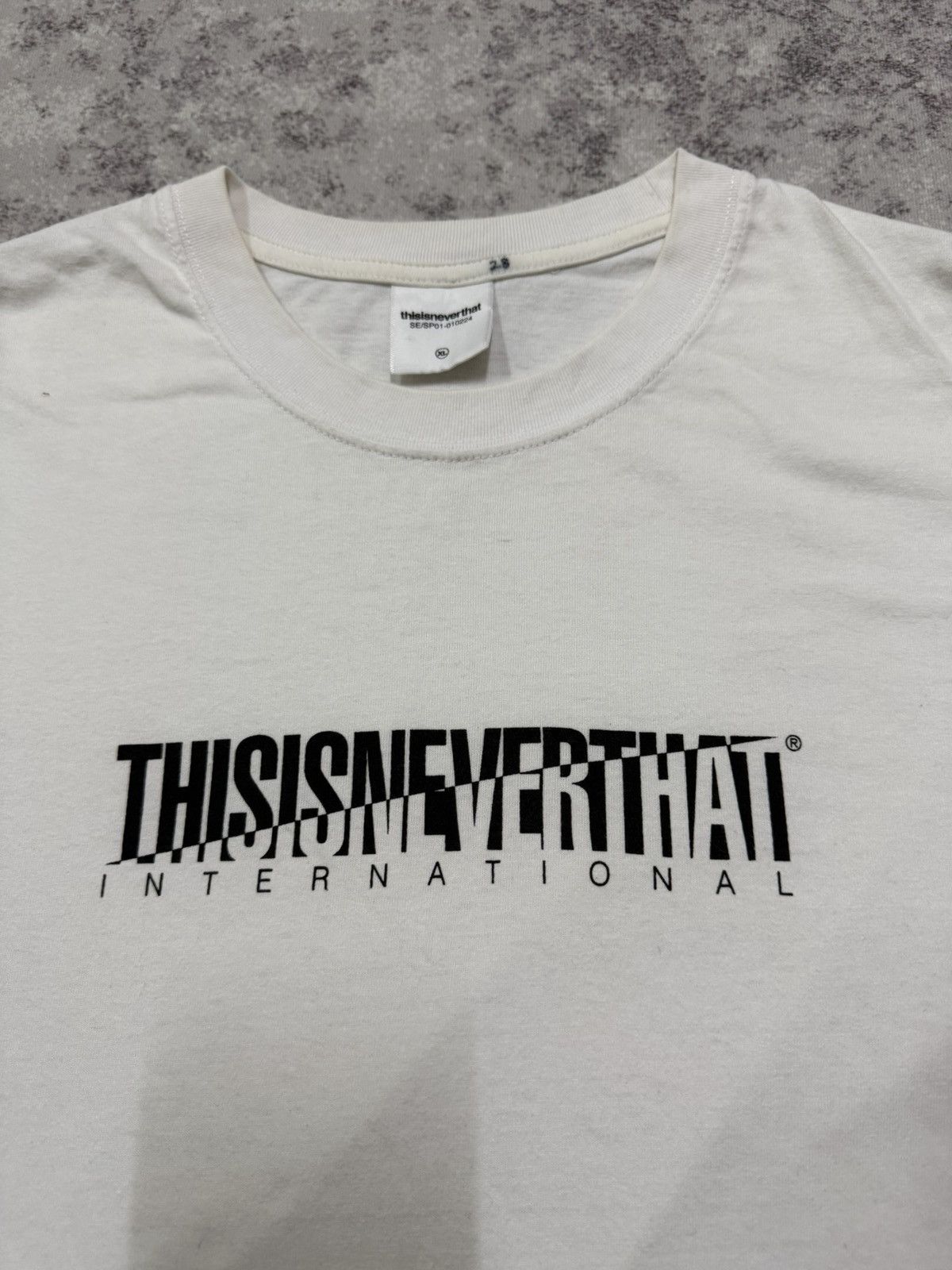 thisisneverthat Thisisneverthat international split logo tshirt Size US XL / EU 56 / 4 - 5 Thumbnail
