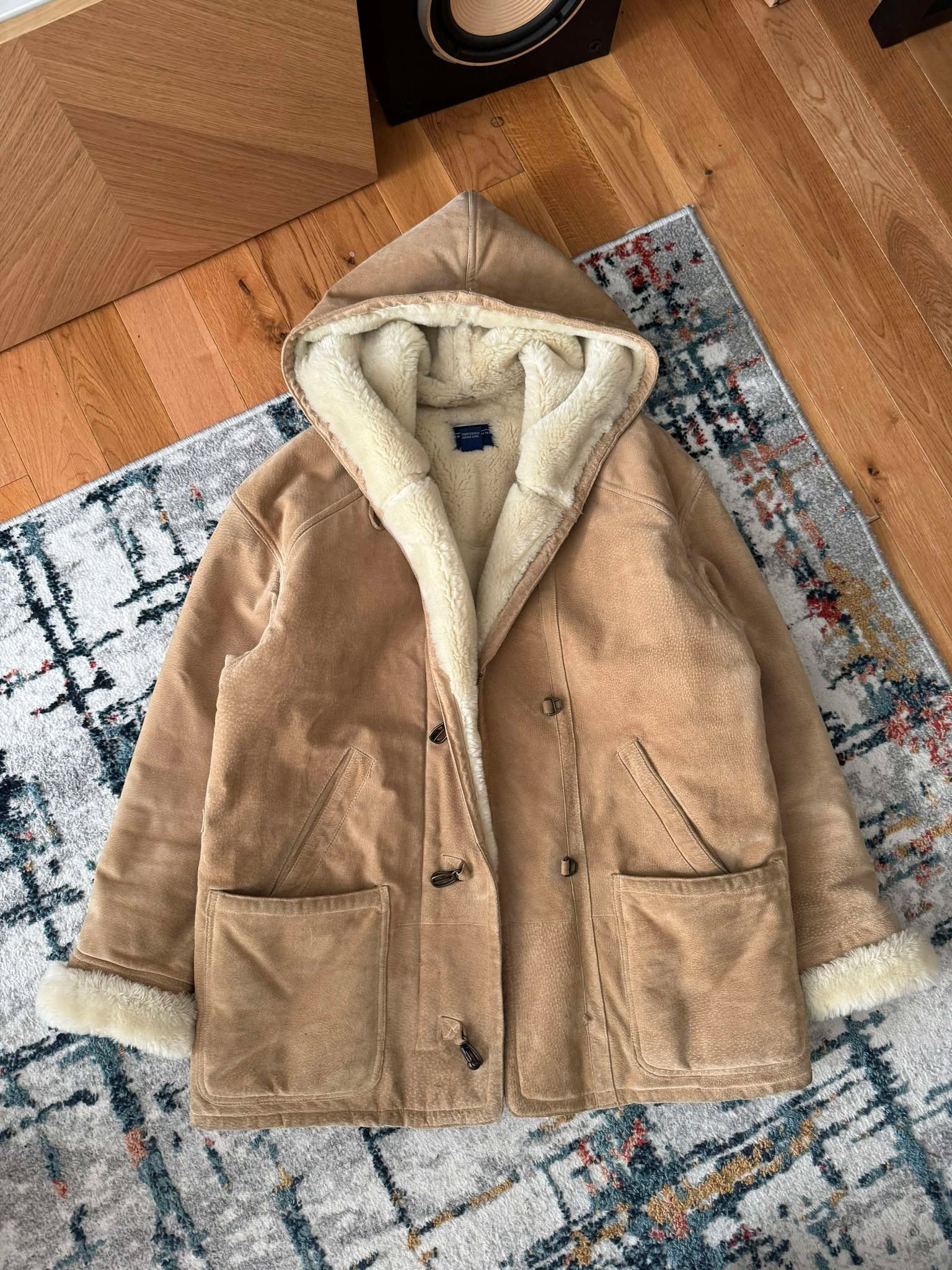 Vintage Sasquahanna Trail Outfitters Suede and Fur Jacket Size US L / EU 52-54 / 3 - 1 Thumbnail