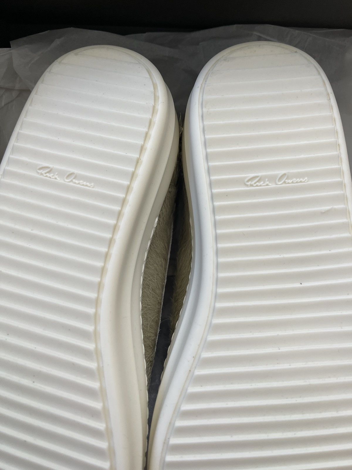 Rick Owens STEAL! FW23 Rick Owens Mainline Vintage Sneakers Pony Hair Size US 11 / EU 44 - 8 Thumbnail