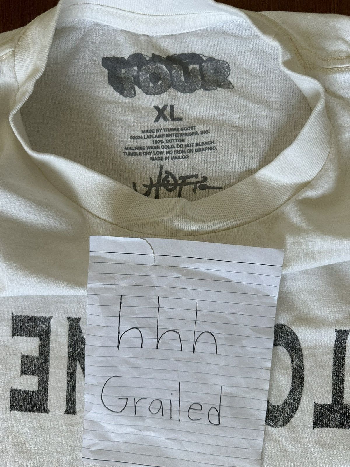 Travis Scott LONDON EXCLUSIVE UTOPIA TOUR TEE TRAVIS SCOTT Size US XL / EU 56 / 4 - 5 Thumbnail