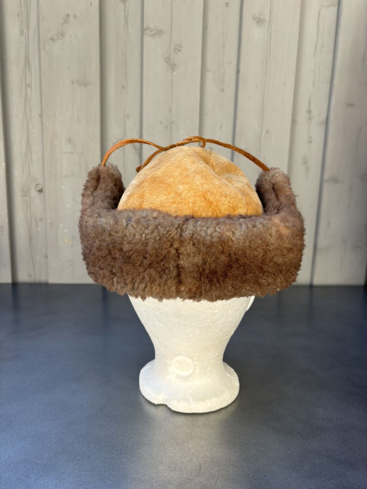 Vintage Vintage Shearling Trapper Sheepskin Ushanka Aviator Hunting Size ONE SIZE - 11 Thumbnail