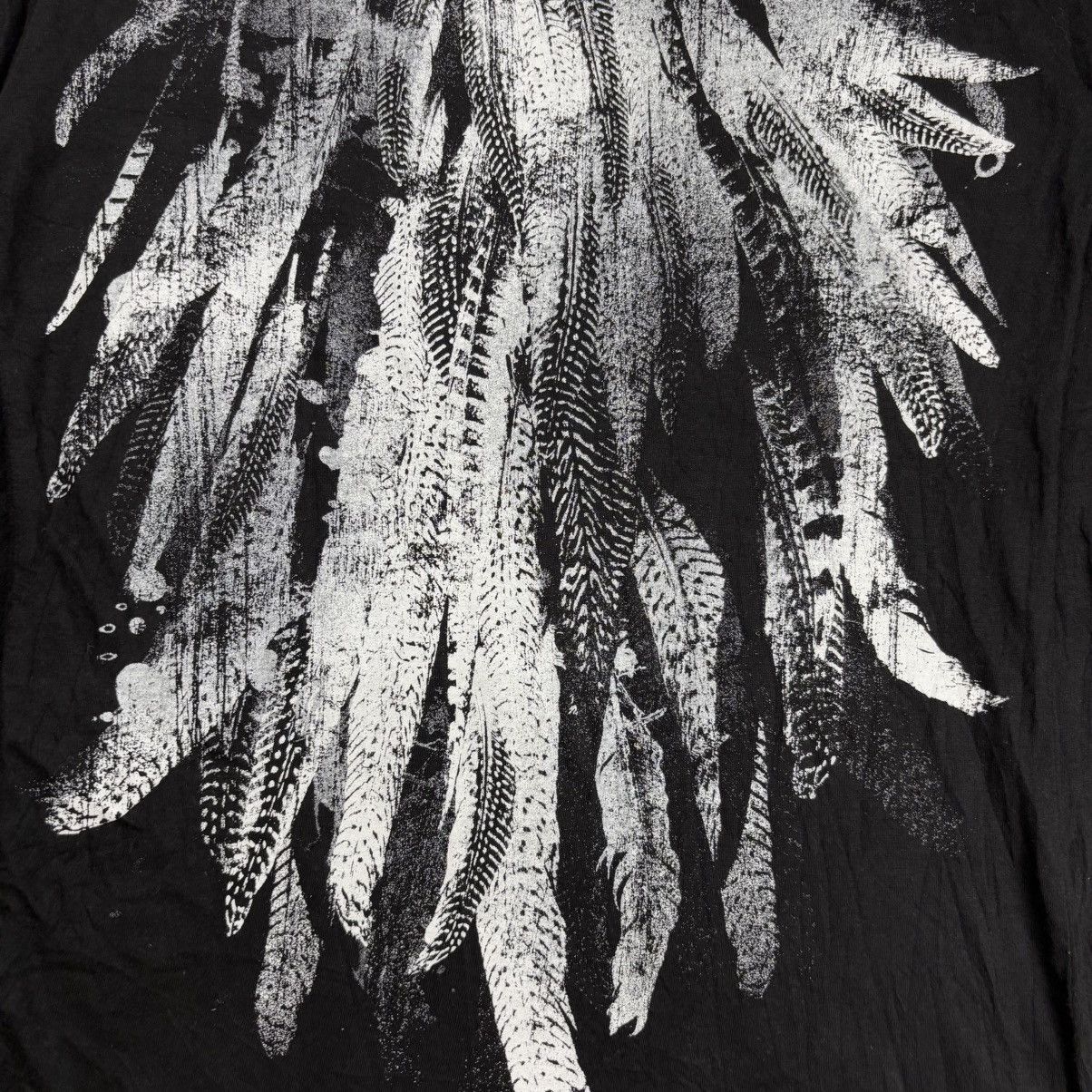 Le Grande Bleu (L.G.B.) Schlussel feather graphic long sleeve vkei style Size US M / EU 48-50 / 2 - 4 Thumbnail