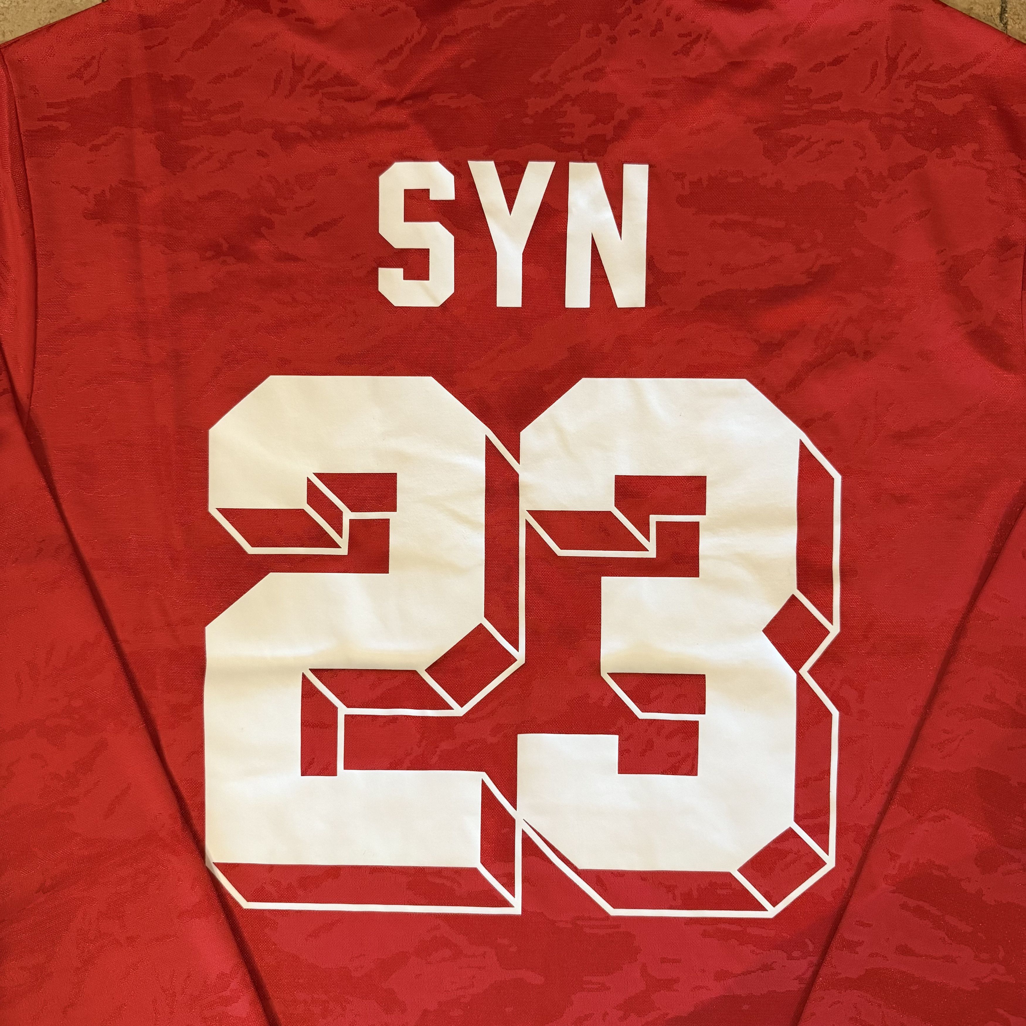 Syna World Syna Central Cee Red Footy Jersey Size Small Limited Edition Size US S / EU 44-46 / 1 - 13 Thumbnail