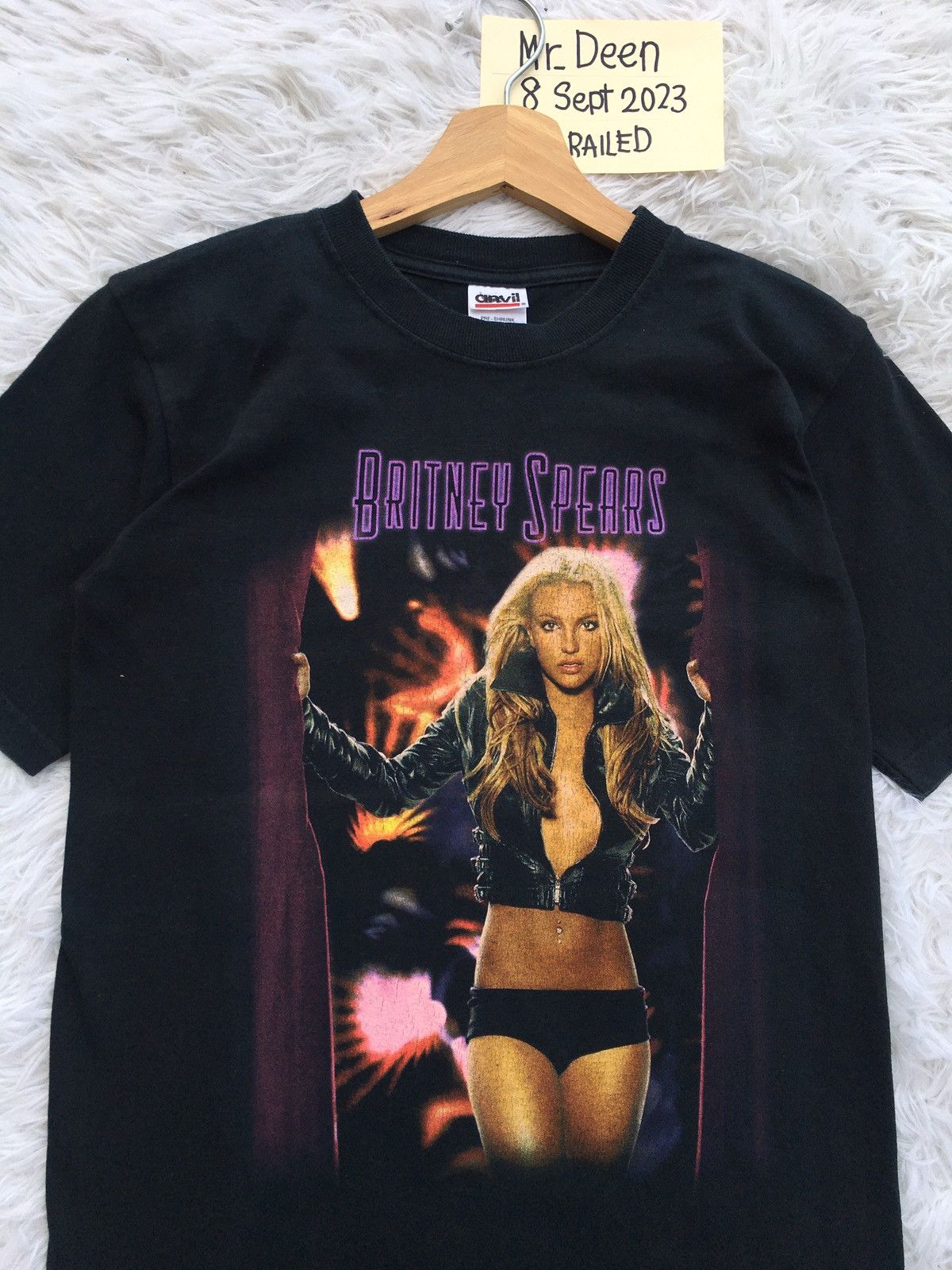 Anvil Rare Vintage Britney Spears Printed Tshirt Size S / US 4 / IT 40 - 5 Thumbnail
