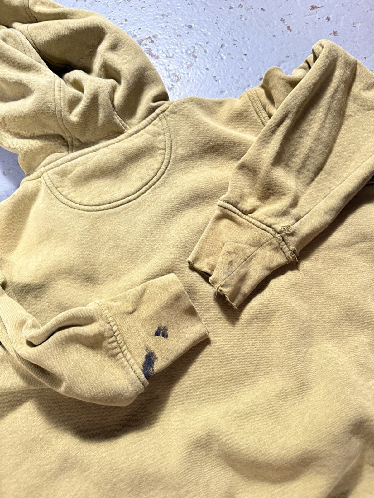 Carhartt × Other × Vintage Vintage Perfectly Faded Distressed Carhartt Quarter zip Size US M / EU 48-50 / 2 - 3 Thumbnail