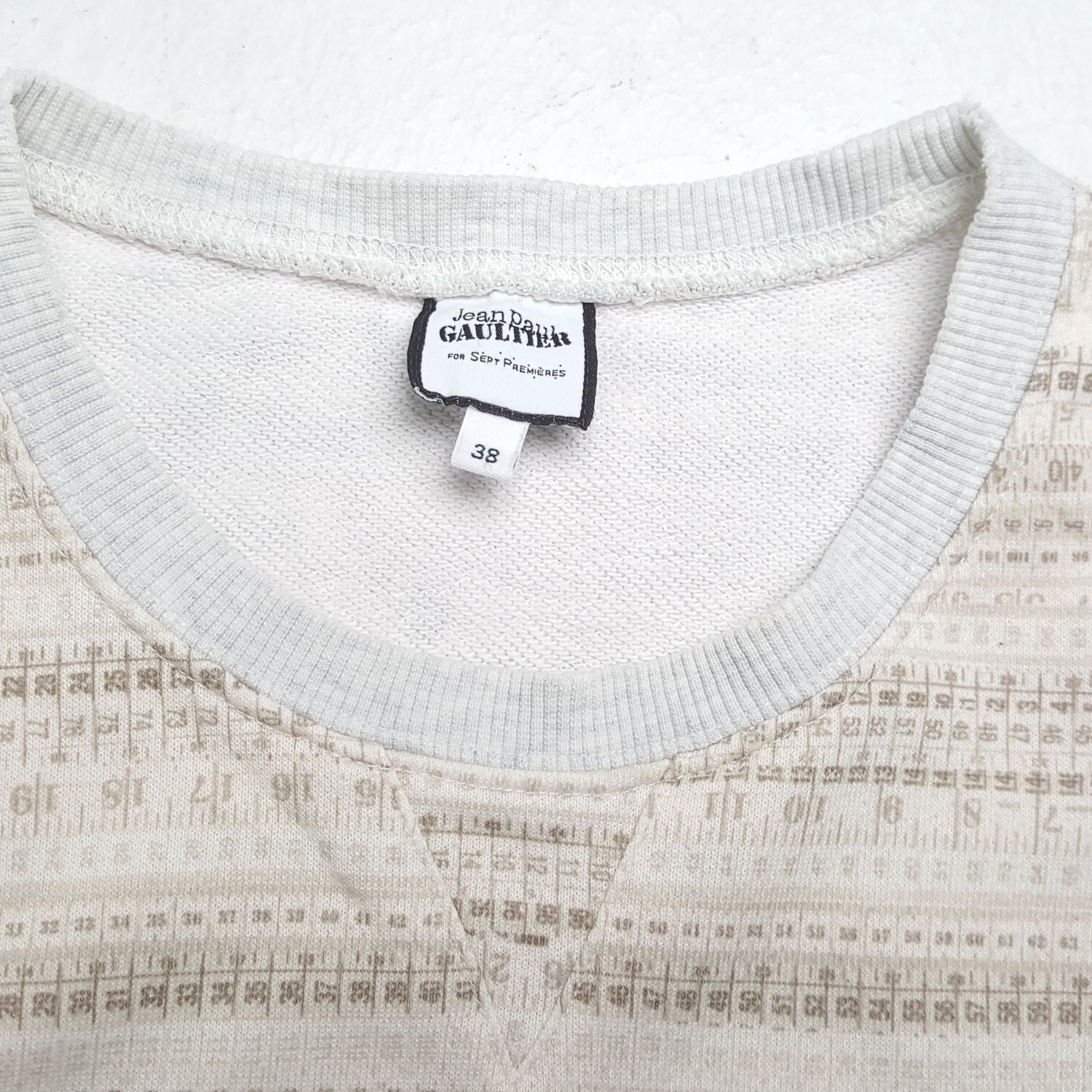 Jean Paul Gaultier × Vintage JEAN PAUL GAULTIER Stripes Design Fashion Style Sweatshirt Size US S / EU 44-46 / 1 - 9 Thumbnail