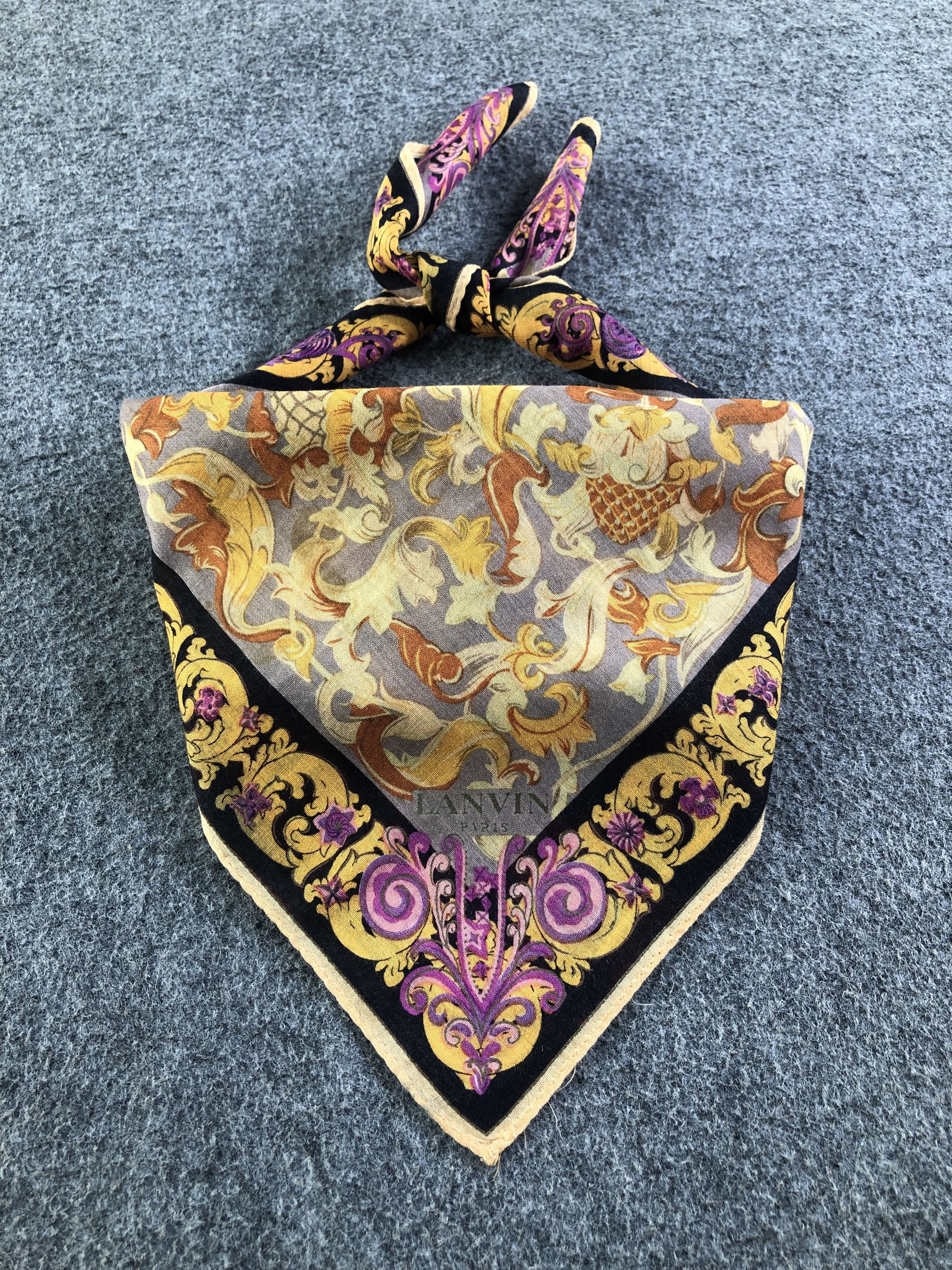 Lanvin Lanvin Handkerchief / Bandana / Neckerchief / Headscarf Size ONE SIZE - 1 Thumbnail