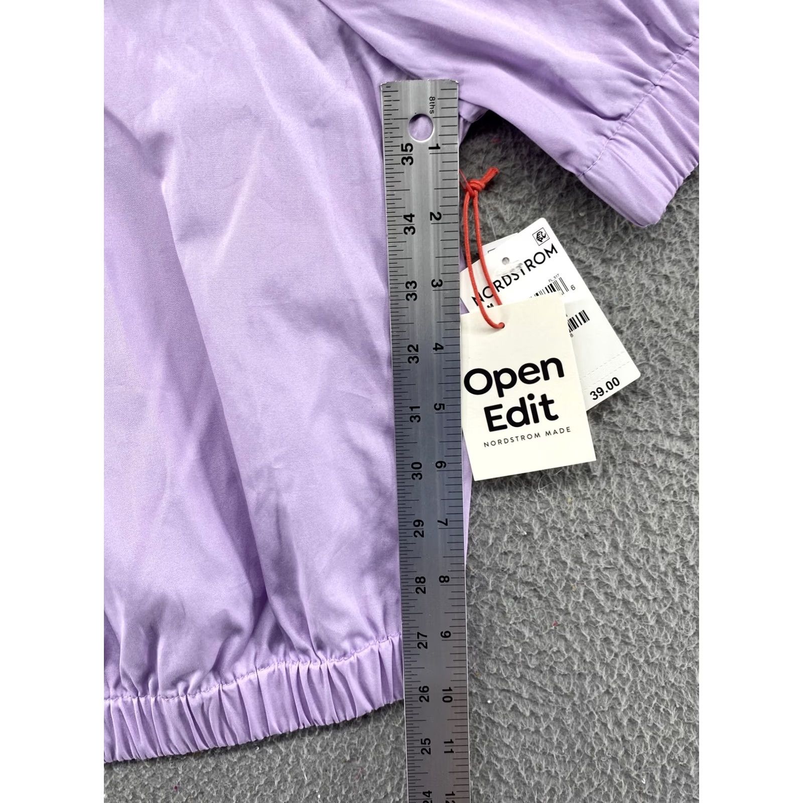 Vintage VINTAGE Open Edit Purple Elastic Crop Short Sleeve Top Womens M NEW Size M / US 6-8 / IT 42-44 - 5 Thumbnail