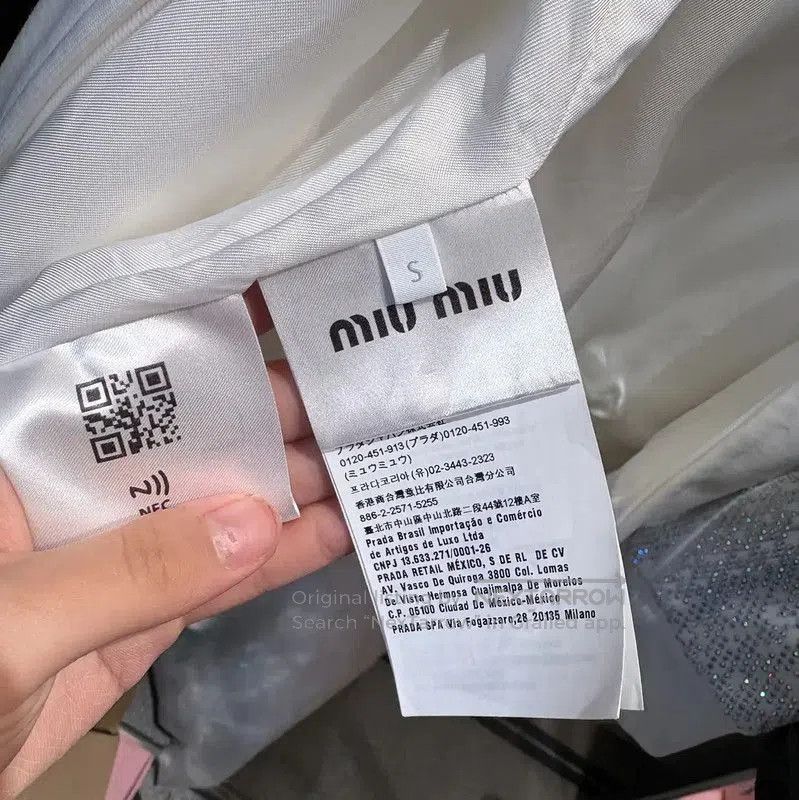 Miu Miu Miu Miu Spring Fall Cotton Jacket . Size XS / US 0-2 / IT 36-38 - 5 Thumbnail