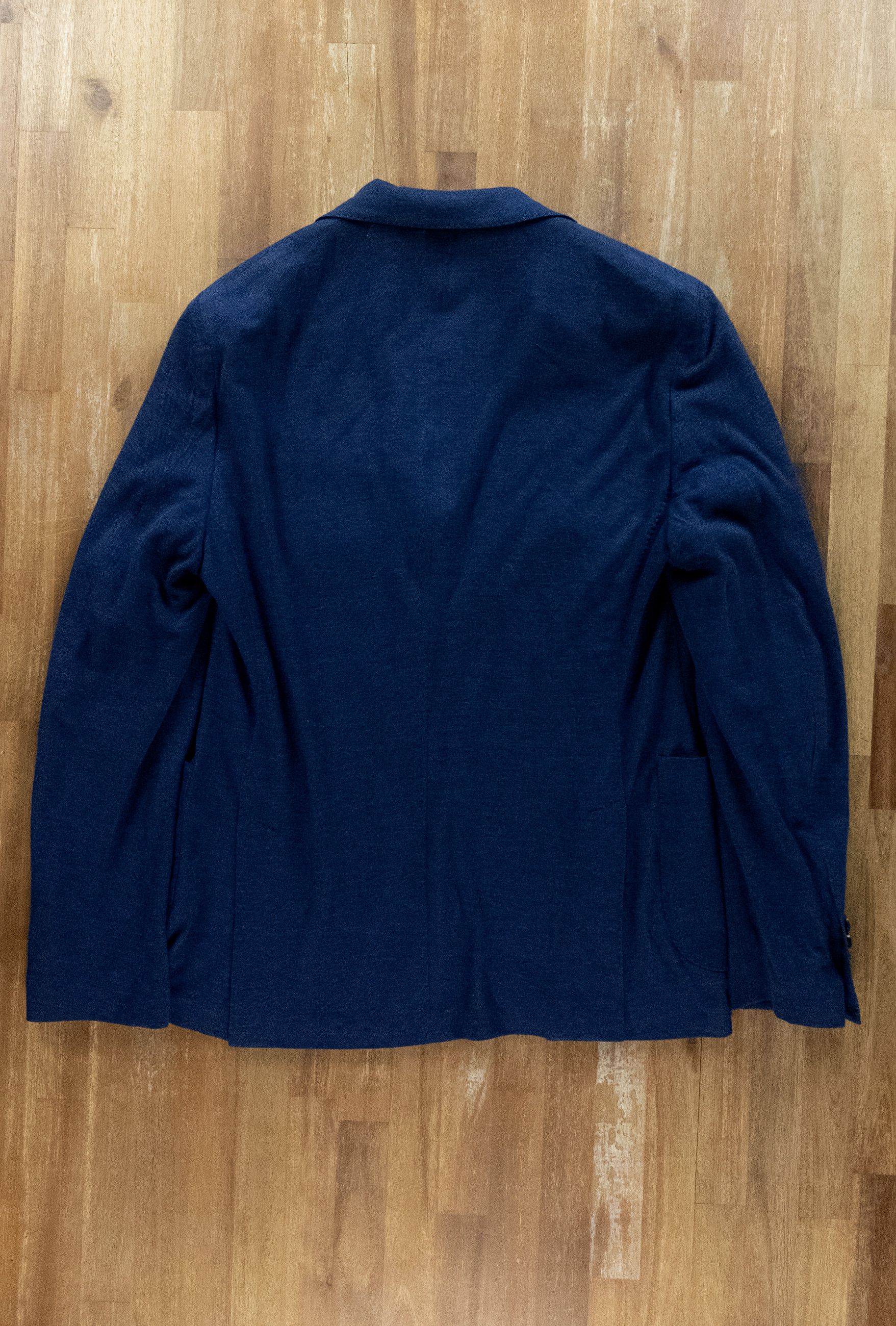 Lardini LARDINI Italy solid blue cashmere silk blazer jacket 38 48 Size 38R - 8 Thumbnail
