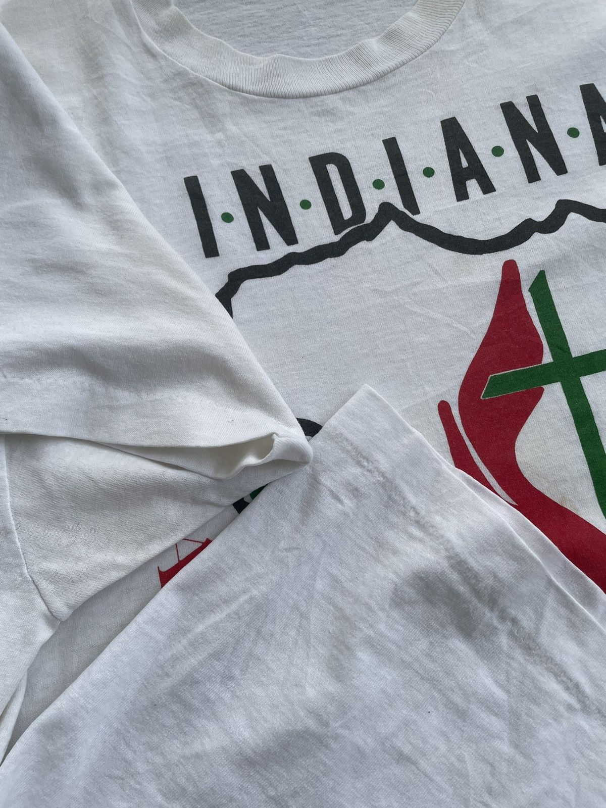 Vintage VINTAGE RELIGION INDIANA OPERATION CLASSROOM TEE Size US XL / EU 56 / 4 - 3 Thumbnail