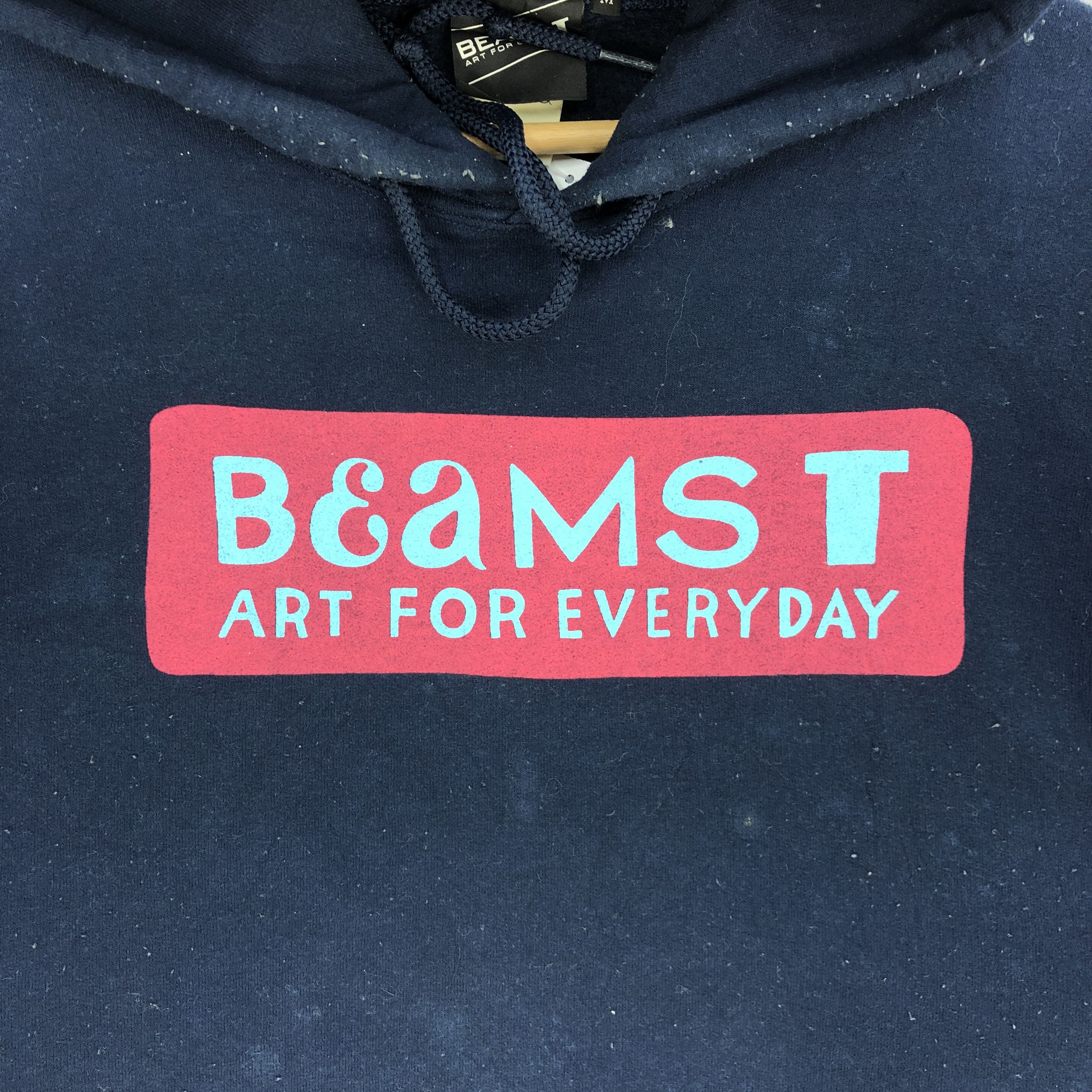 Beams Plus × Vintage Vintage Beams Sweatshirt Hoodie Beams Sweater Hooded Size US M / EU 48-50 / 2 - 5 Thumbnail