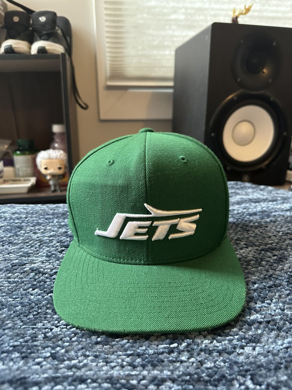 Mitchell & Ness New York Jets Mitchell & Ness Vintage Label SnapBack Hat Size ONE SIZE - 2 Thumbnail