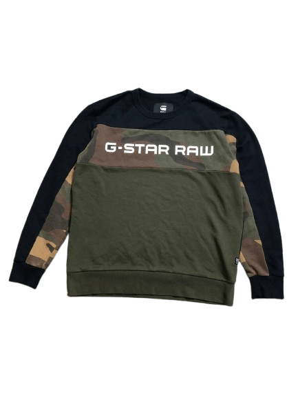 G-Star Vintage G-Star Raw Big Y2K Logo Sweater Size L Size US L / EU 52-54 / 3 - 1 Thumbnail