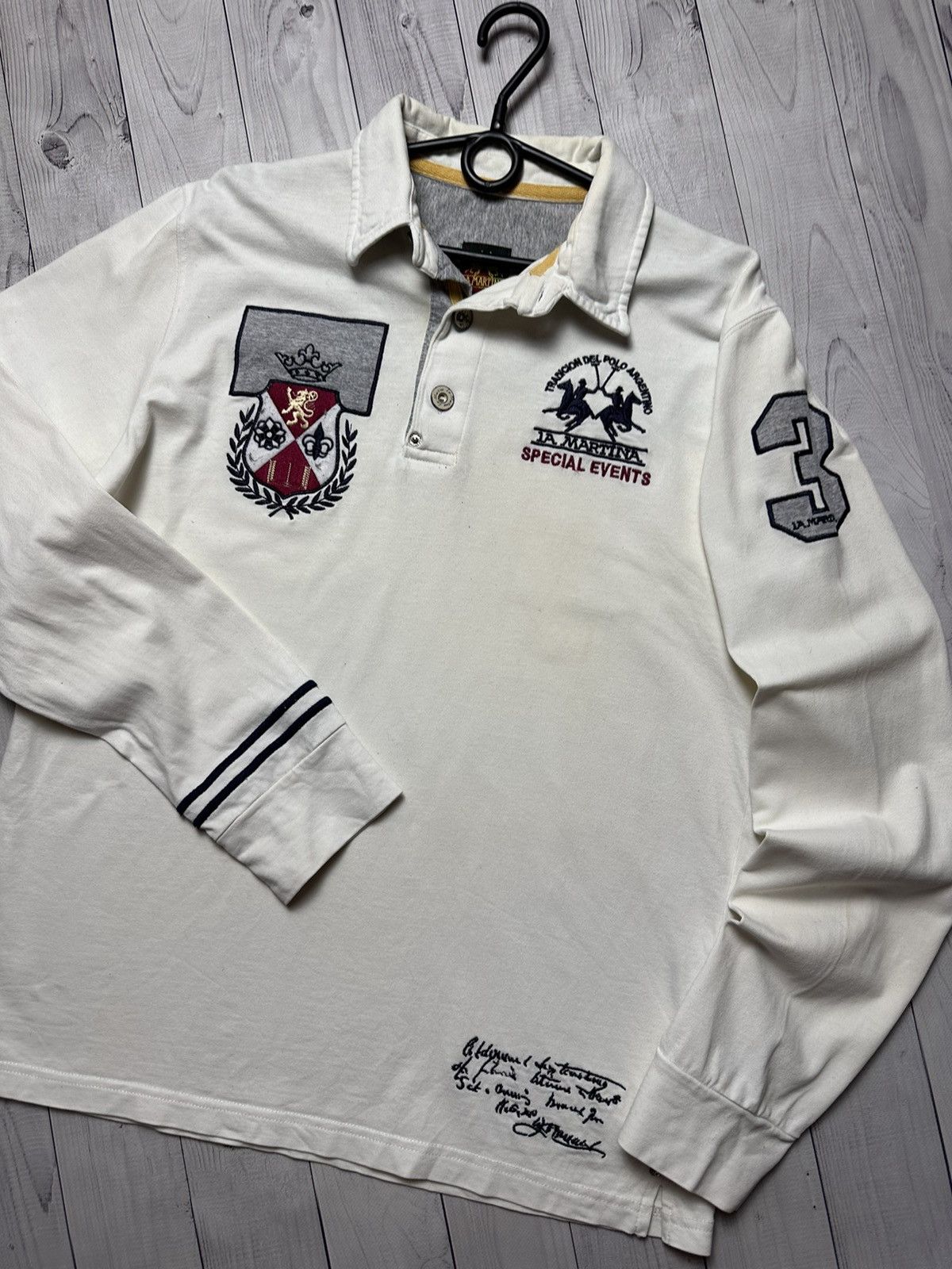 Vintage Vintage L A Martina rugby jersey logo rare size XL Size US XL / EU 56 / 4 - 3 Thumbnail