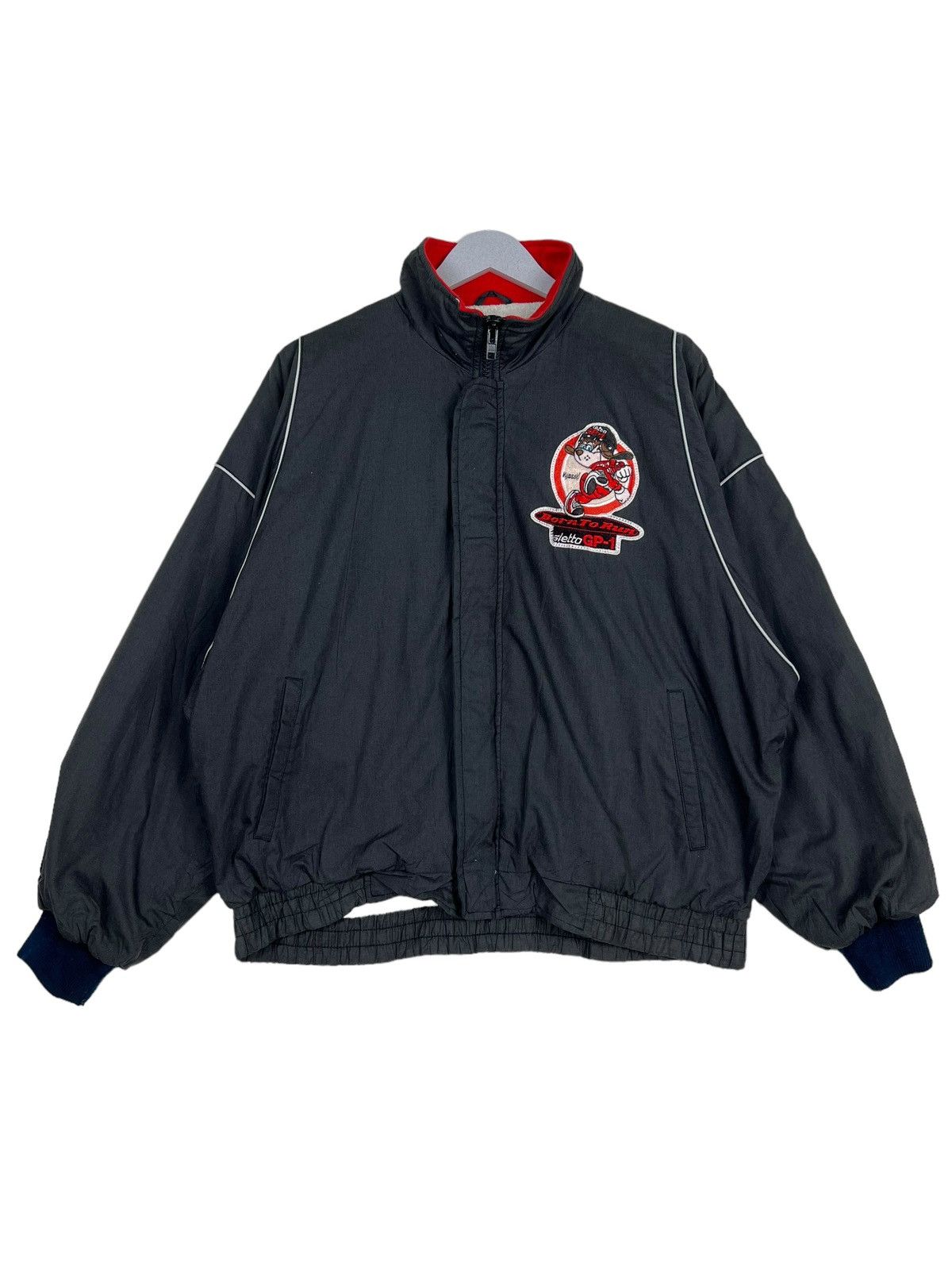 All Sport 🔥 VINTAGE BEN JOHNSON BORN TO RUN BOMBER JACKET Size US M / EU 48-50 / 2 - 4 Thumbnail