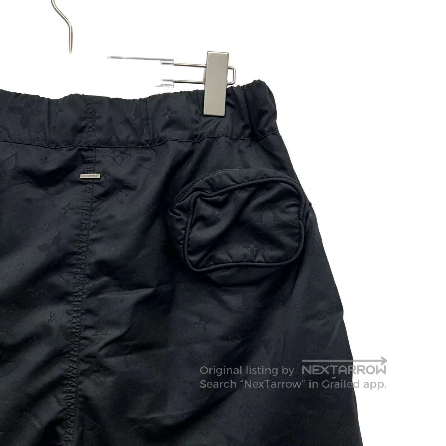 Louis Vuitton Louis Vuitton LV Black Patterned Shorts. Size US 28 / EU 44 - 3 Thumbnail