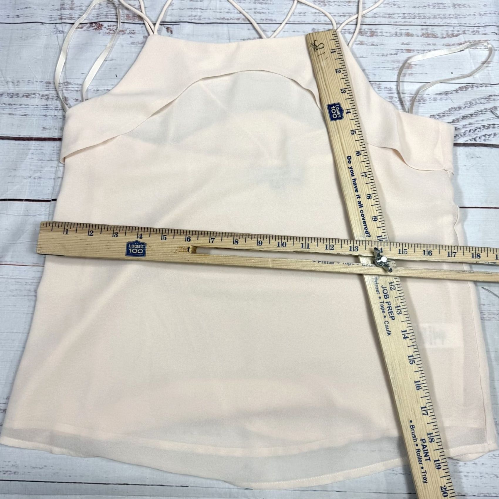 Vintage Naked Zebra Peach Sheer Sleeveless Top Shirt Blouse Layered Lightweight Sz S Womens Size S / US 4 / IT 40 - 2 Thumbnail