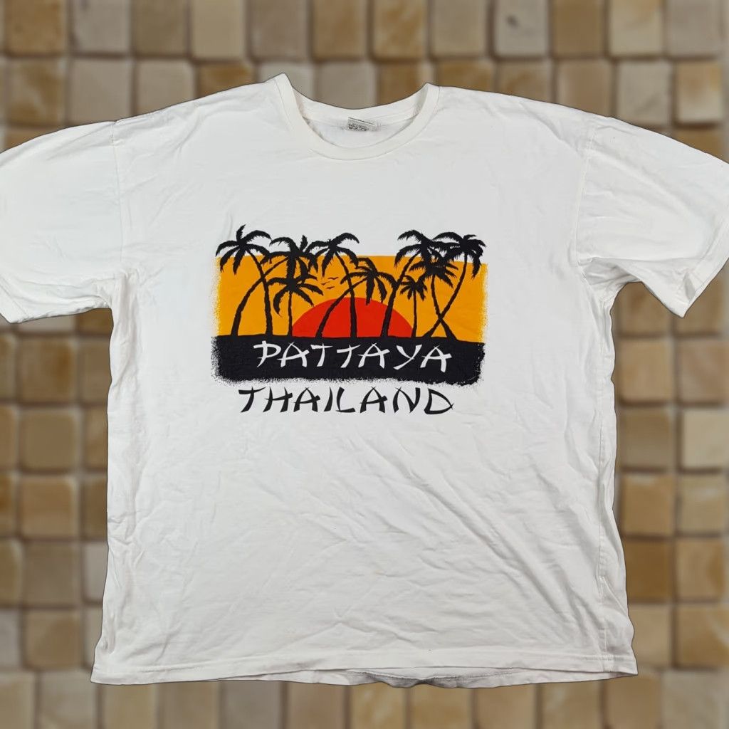 AS Colour Vintage 90s Thailand Travel T-Shirt Men's XL Cotton Island Beach Retro Y2K Summer Summer Beach Tropical Thailand Shirt Size US XL / EU 56 / 4 - 1 Thumbnail
