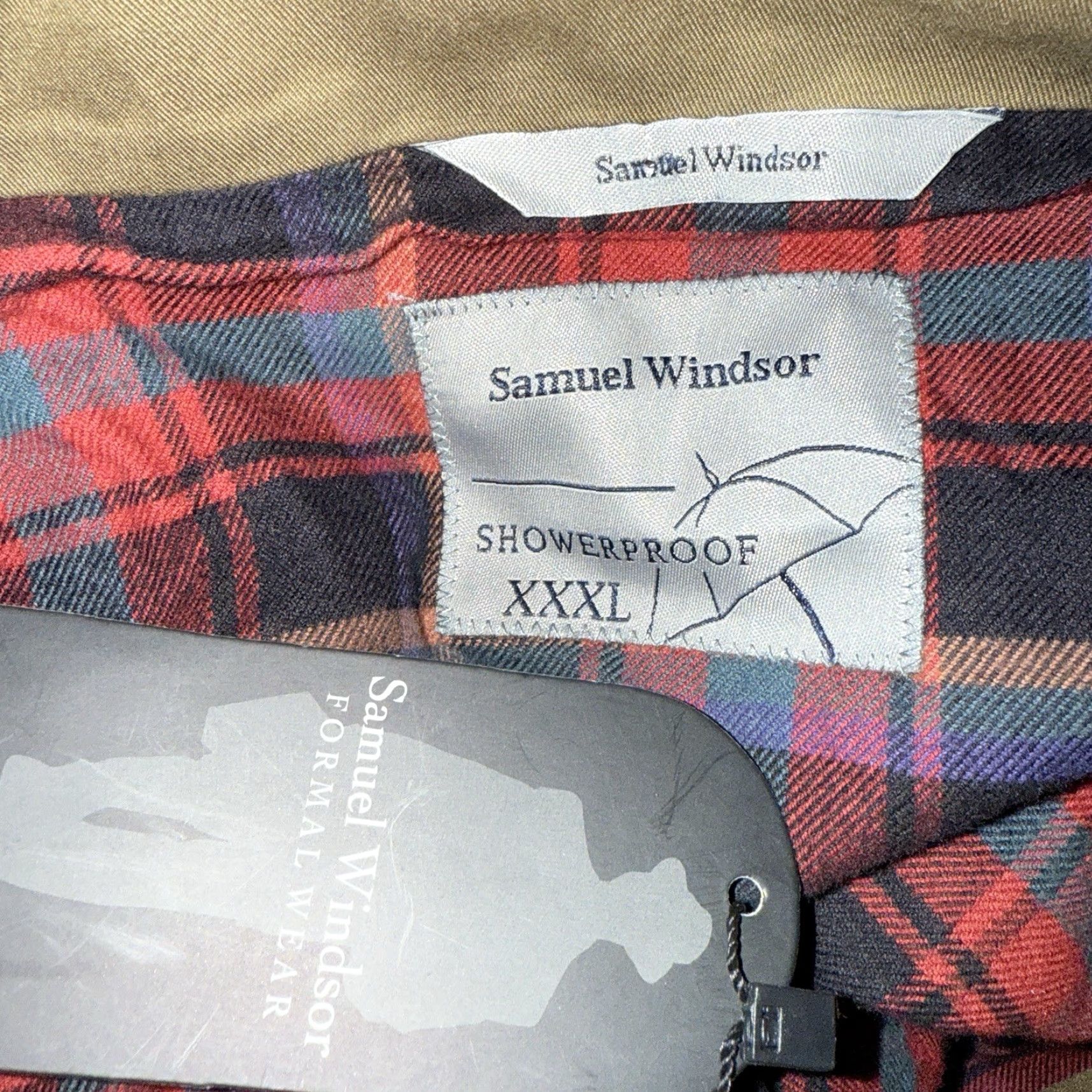 Vintage VINTAGE NWT Samuel Windsor Formal Wear Showerproof LOVAT Full Zip Jacket Mens 3XL Brownish Green Full Zip Formal Jacket Mens 3XL Brownish Green Size US XXL / EU 58 / 5 - 4 Thumbnail