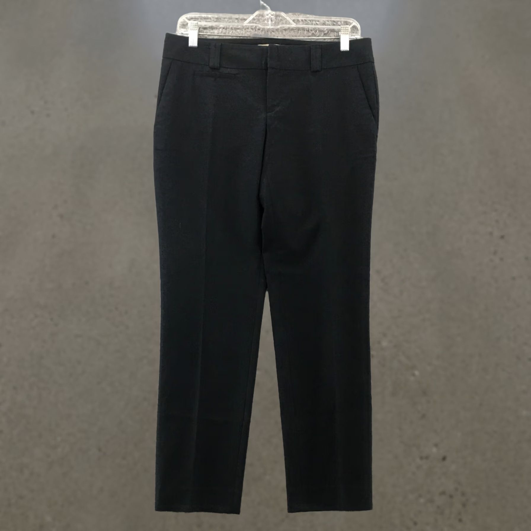 Banana Republic Banana Republic Martin Fit Ankle Pants Womens 6P Black Cotton Blend Flat Front Pants Women Petite 6P Black Casual Classic Mens Womens Girls Size 28" / US 6 / IT 42 - 1 Thumbnail