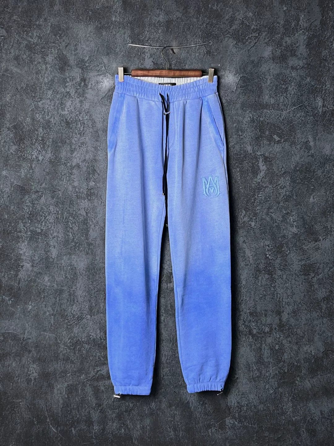 Amiri Amiri Retro Embroidered Blue Casual Pants 32 Men Size US 32 / EU 48 - 1 Thumbnail