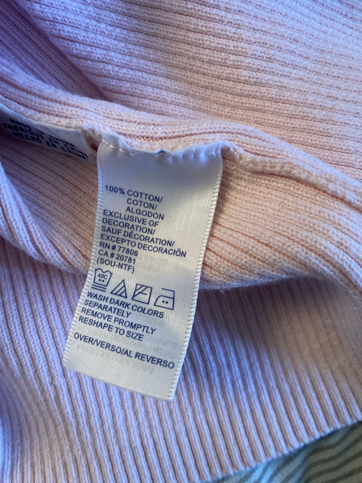 Tommy Hilfiger Tommy Hilfiger Pink Turtleneck Size L / US 10 / IT 46 - 5 Thumbnail